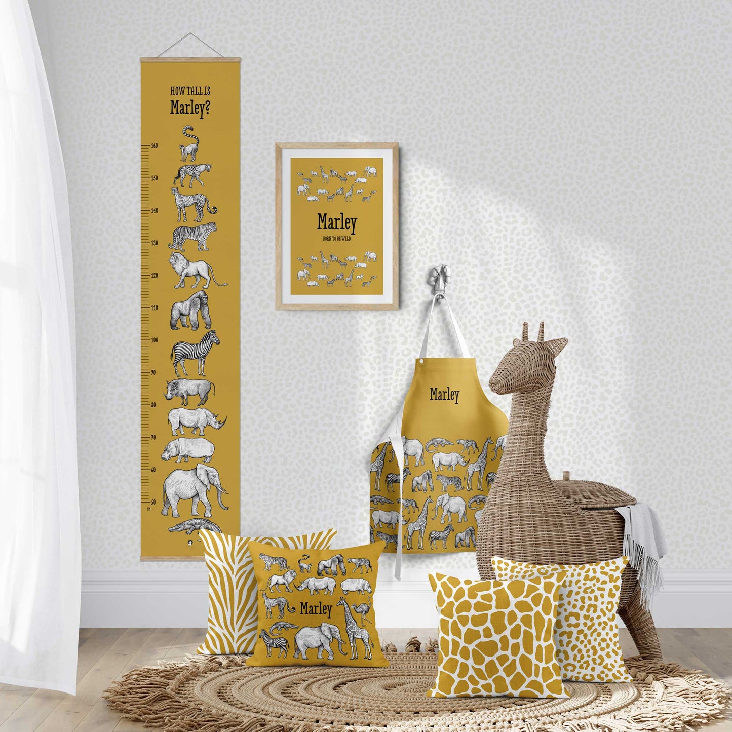 African Animals Leopard Scatter Cushion