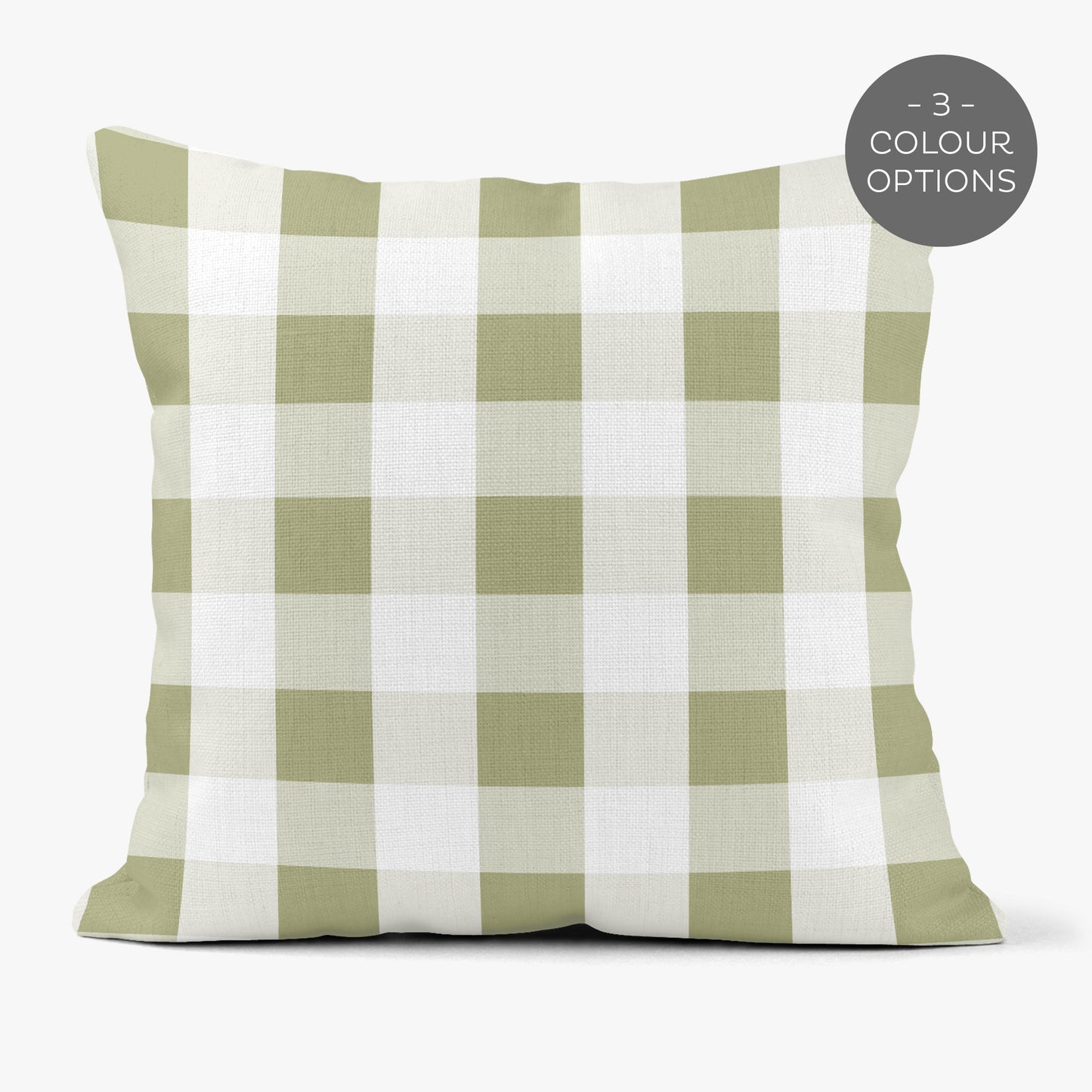 BABY SAFARI LARGE CHECK GINGHAM SCATTER CUSHION