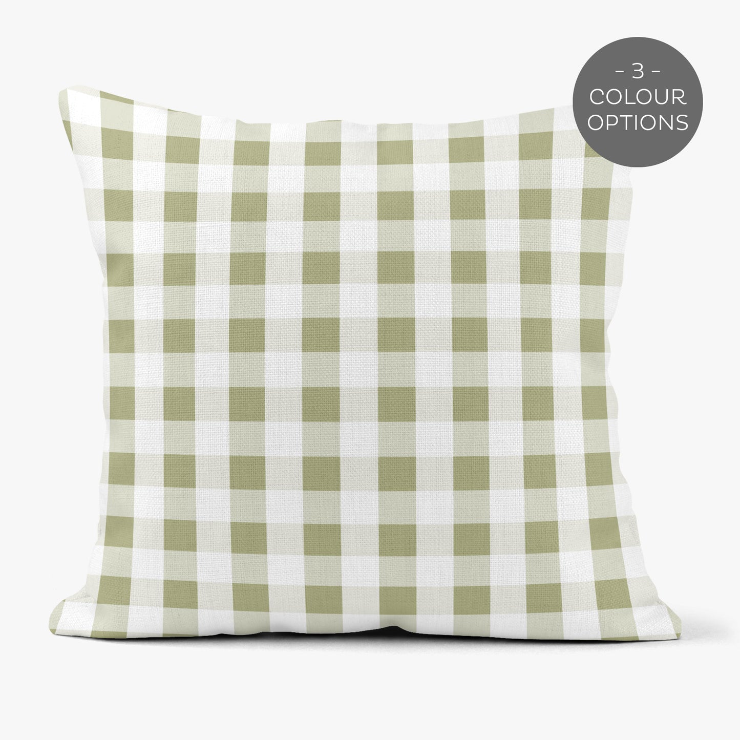 BABY SAFARI MEDIUM CHECK GINGHAM SCATTER CUSHION