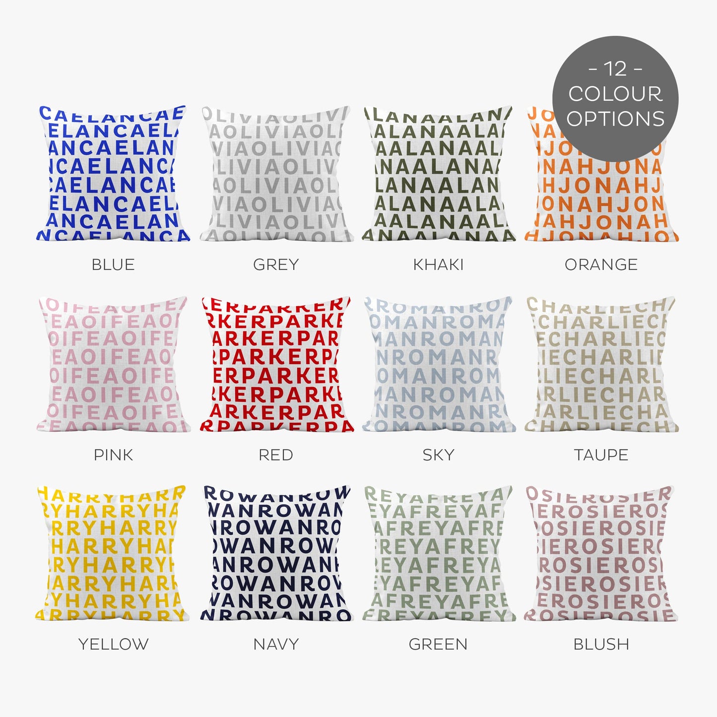 BIG STARS NAME PERSONALISED SCATTER CUSHION