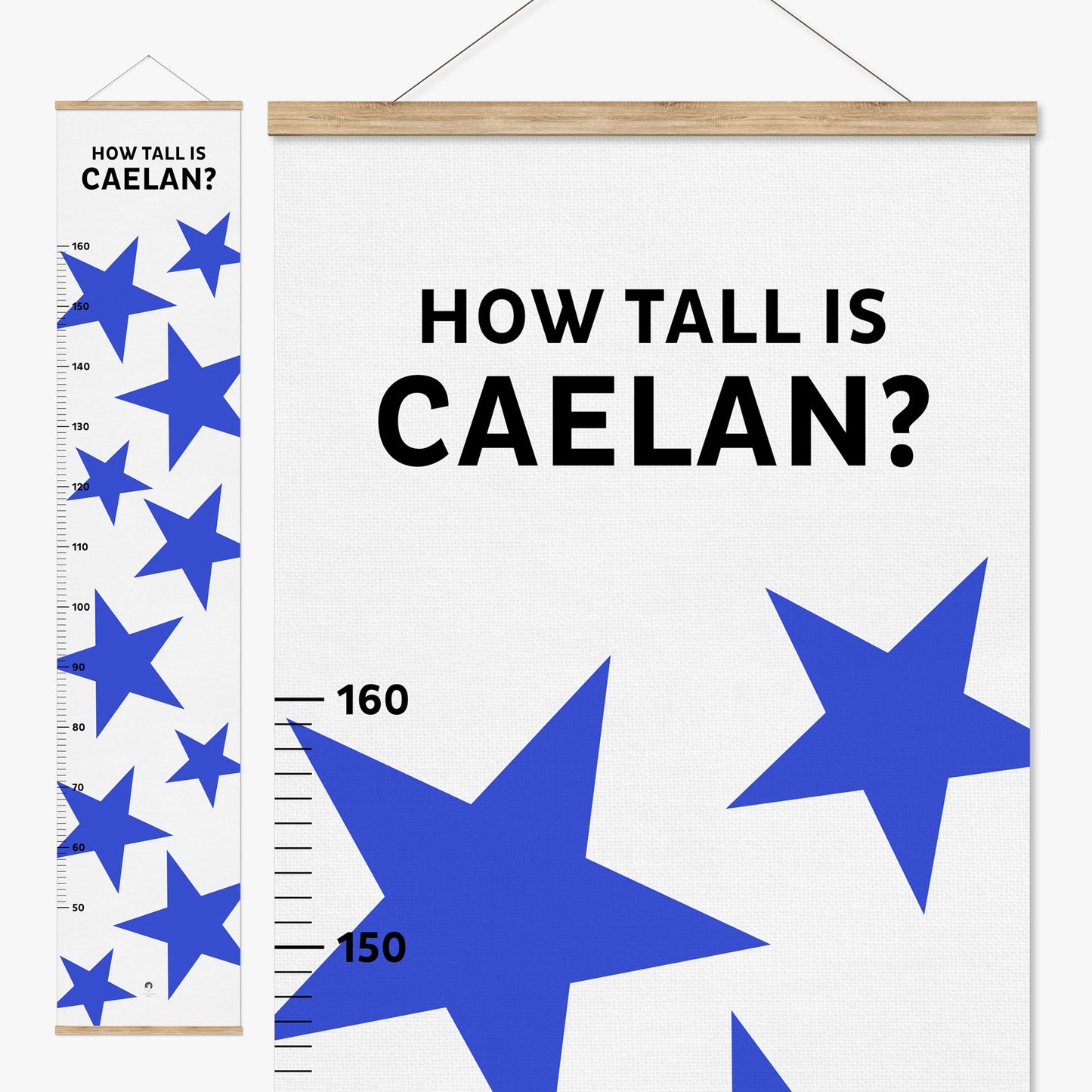 BIG STARS PERSONALISED HEIGHT CHART