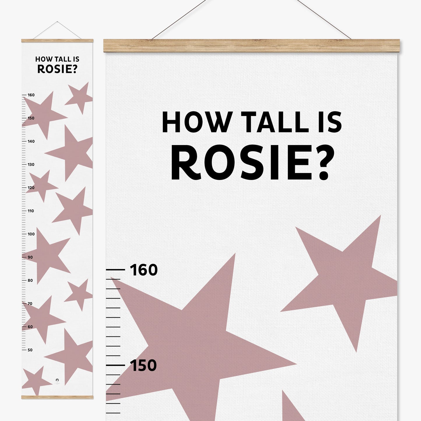 BIG STARS PERSONALISED HEIGHT CHART