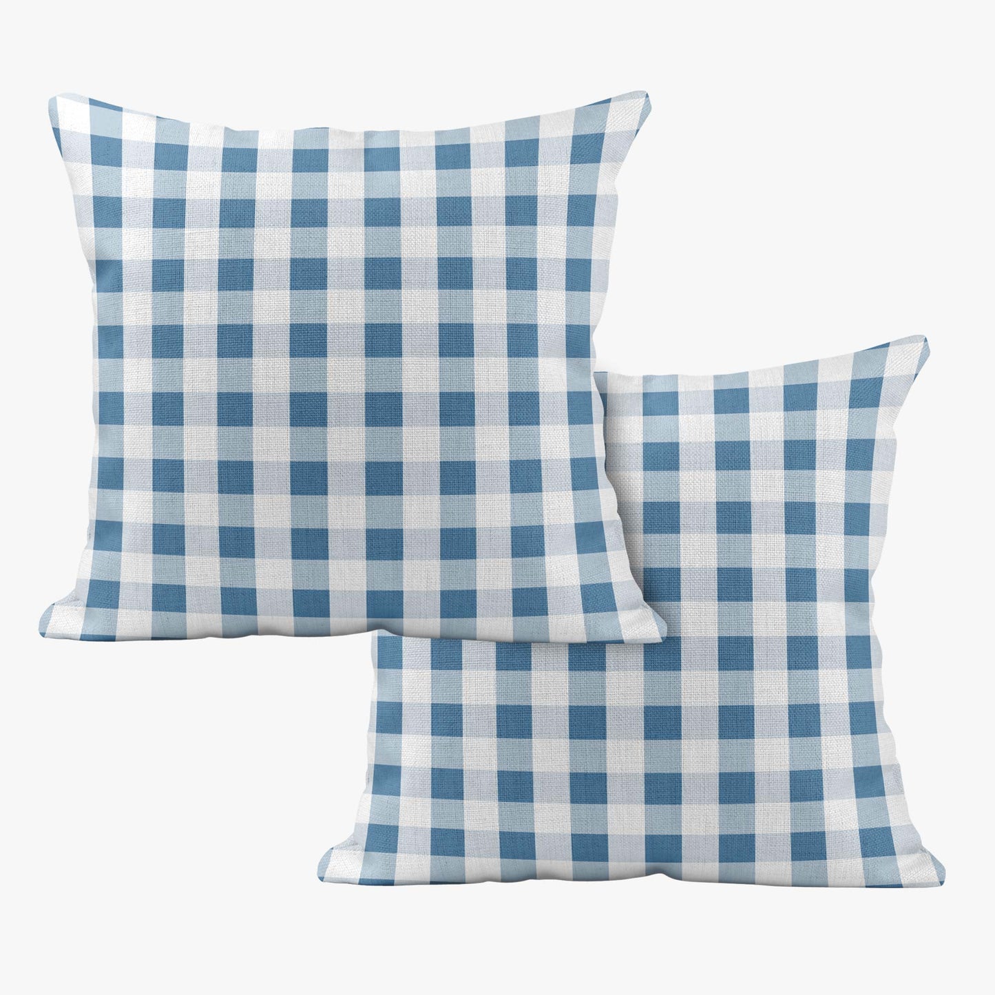 BUNNIES & BUTTERFLIES MEDIUM CHECK GINGHAM SCATTER CUSHION