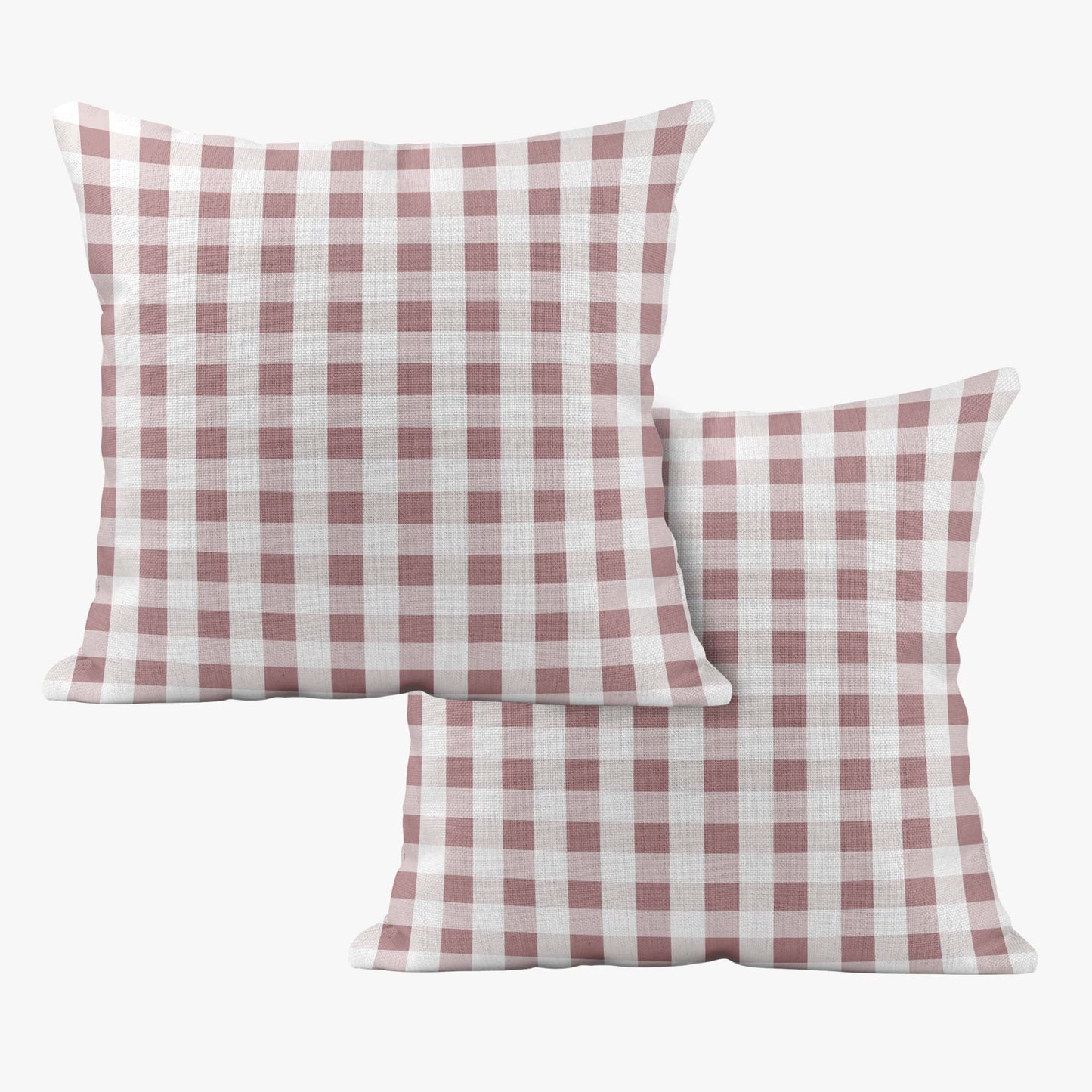 BUNNIES & BUTTERFLIES MEDIUM CHECK GINGHAM SCATTER CUSHION