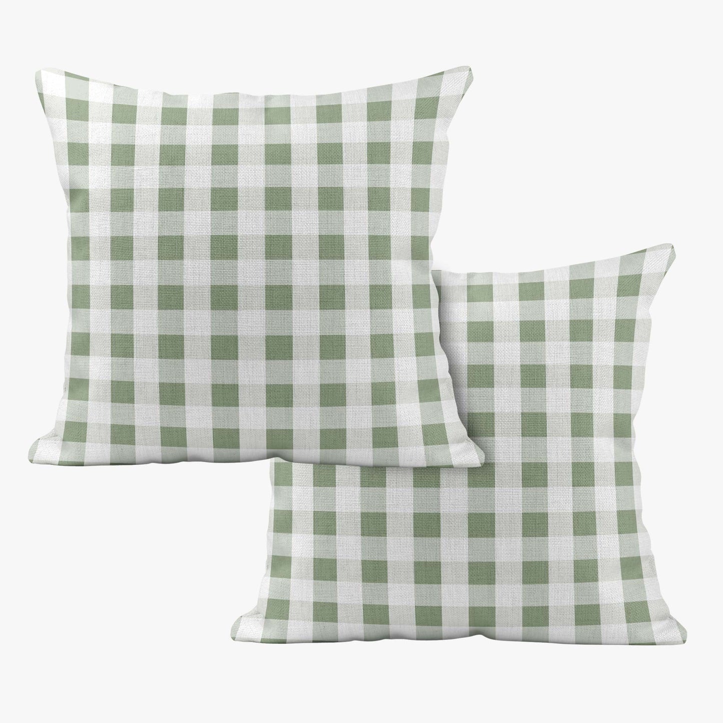 BUNNIES & BUTTERFLIES MEDIUM CHECK GINGHAM SCATTER CUSHION