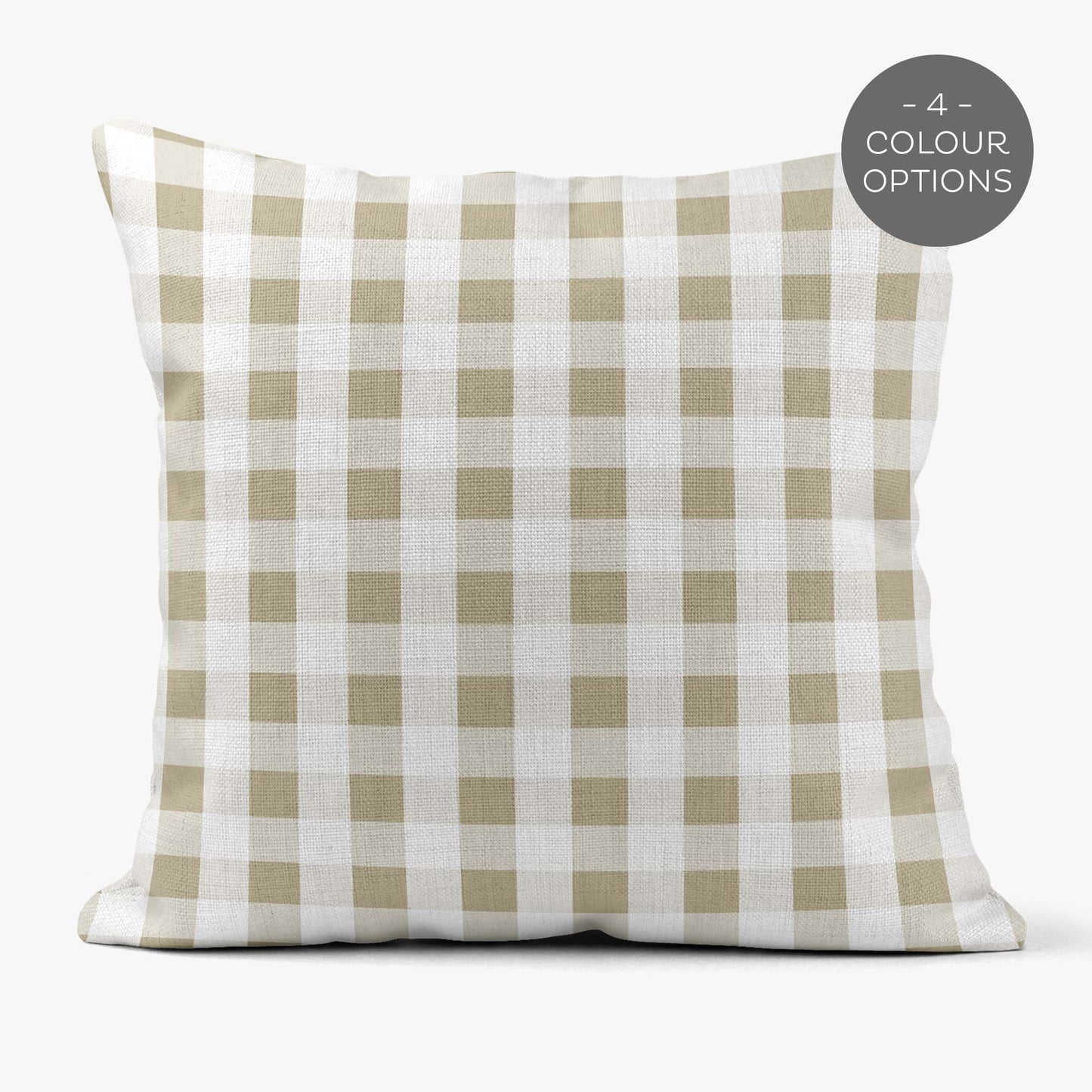 BUNNIES & BUTTERFLIES MEDIUM CHECK GINGHAM SCATTER CUSHION