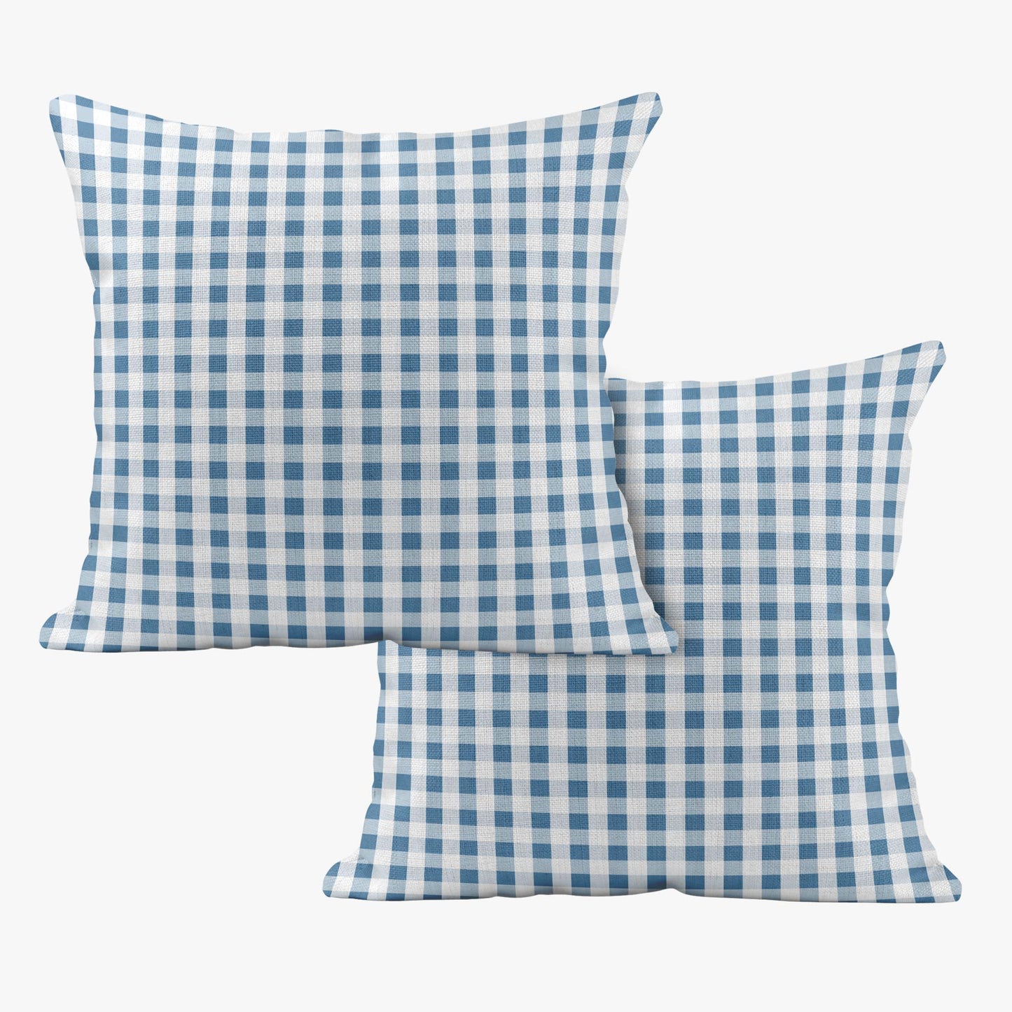 SAFARI TOILE DE JOUY SMALL CHECK GINGHAM SCATTER CUSHION