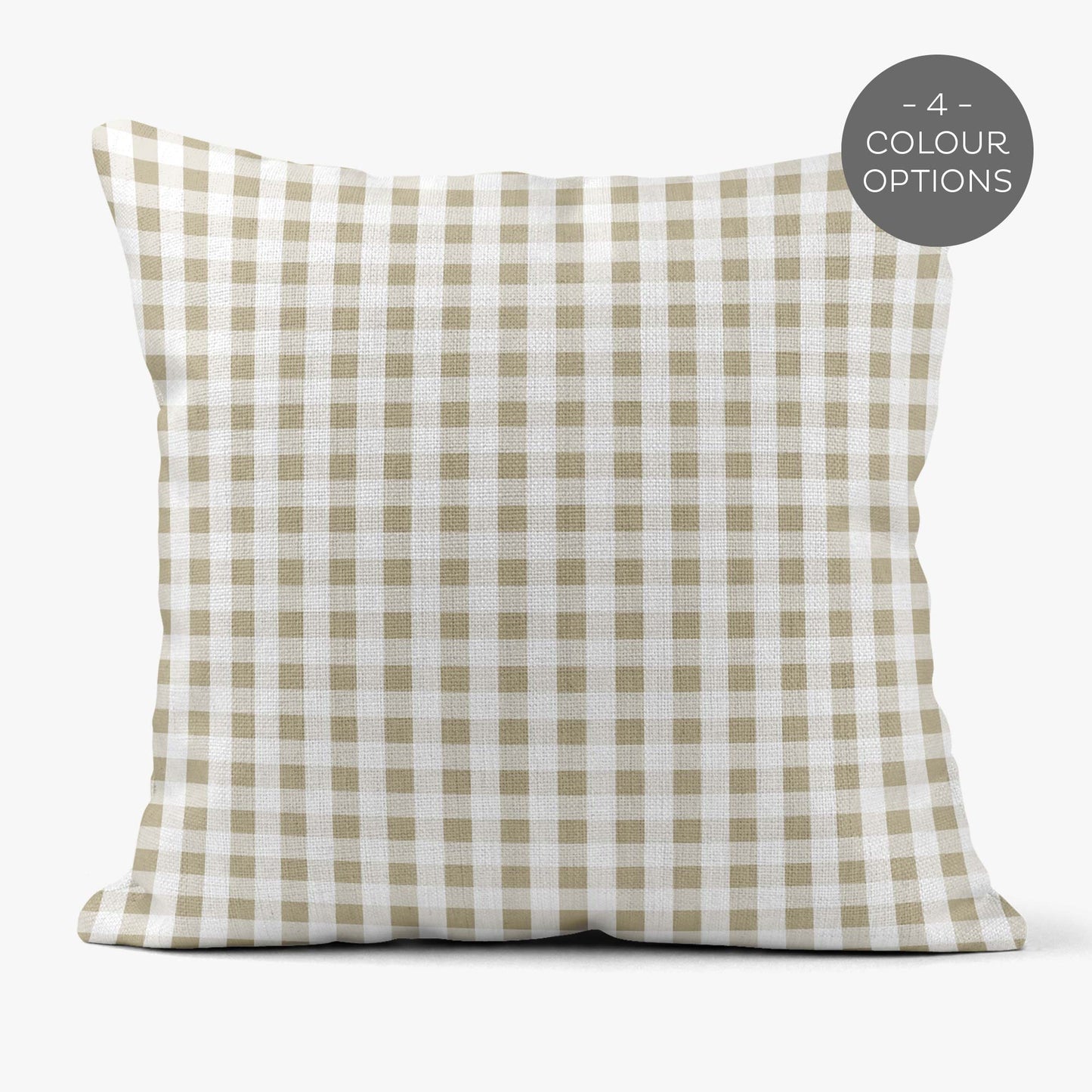 BUNNIES & BUTTERFLIES SMALL CHECK GINGHAM SCATTER CUSHION