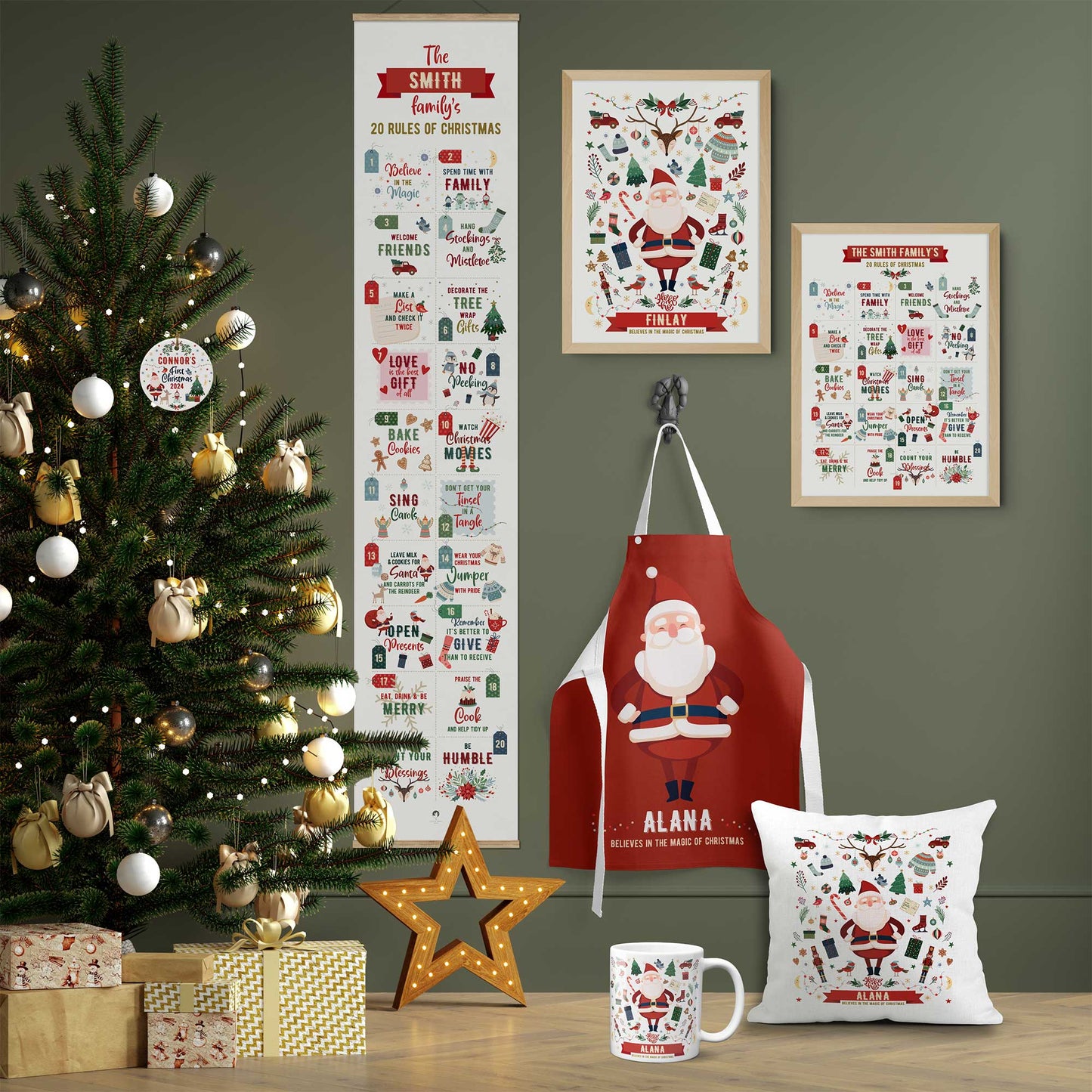 CHRISTMAS FUN PERSONALISED BANNER