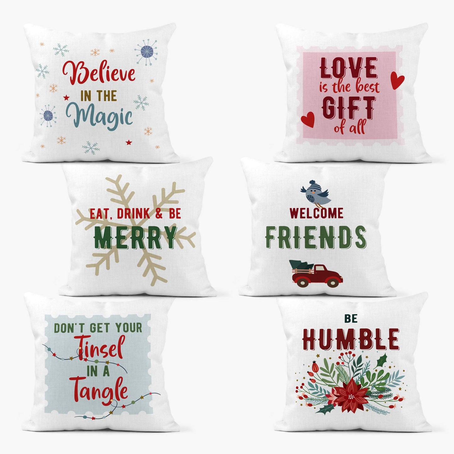 CHRISTMAS FUN PERSONALISED SCATTER CUSHION
