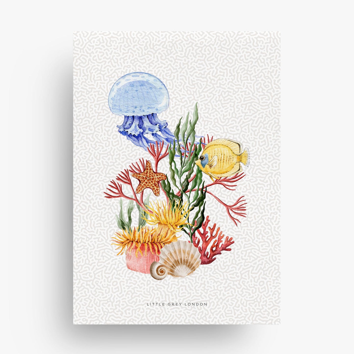 CORAL SET OF 2 ART PRINTS