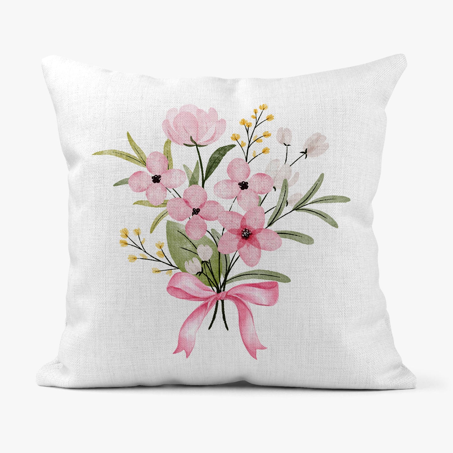 FLOWERS & BOWS BOUQUET SCATTER CUSHION