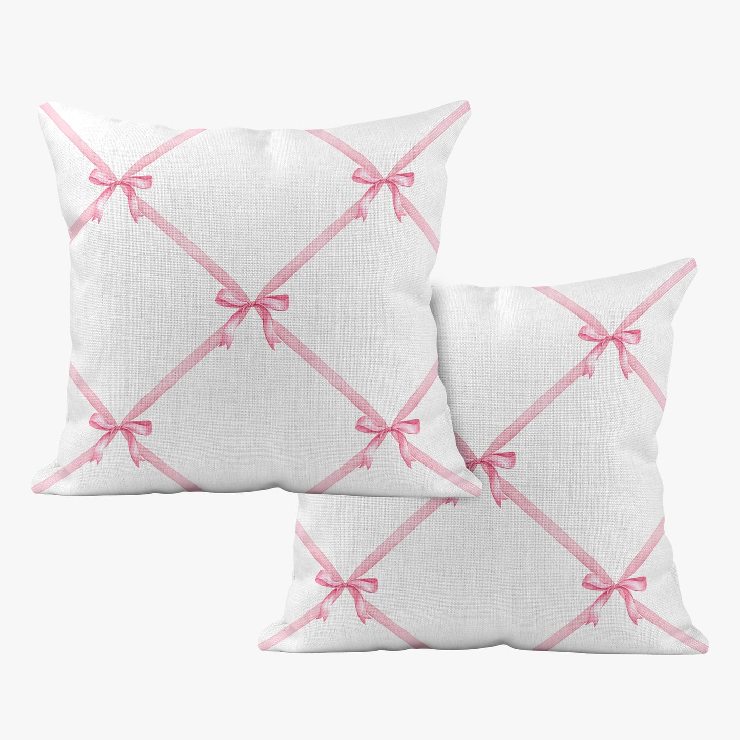FLOWERS & BOWS RIBBONS & BOWS TRELLIS SCATTER CUSHION