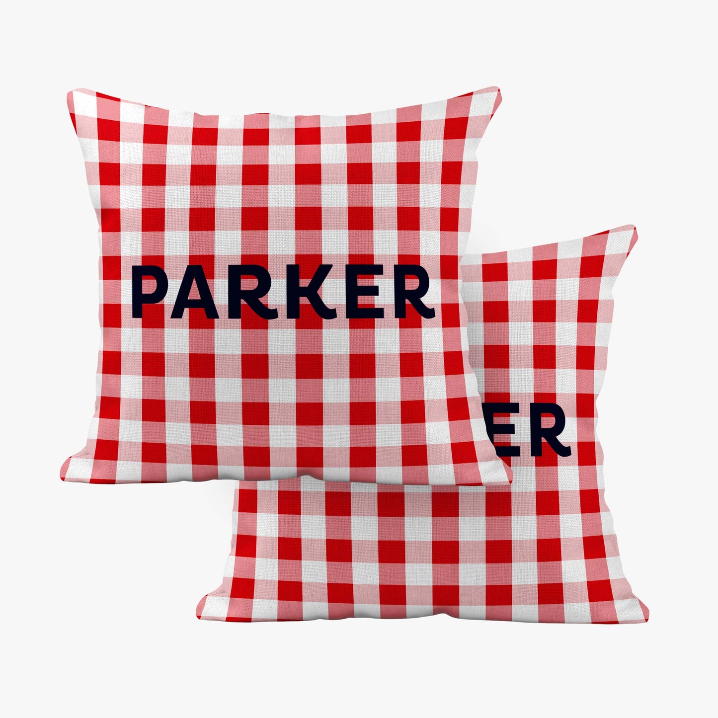 NAUTICAL GINGHAM PERSONALISED SCATTER CUSHION