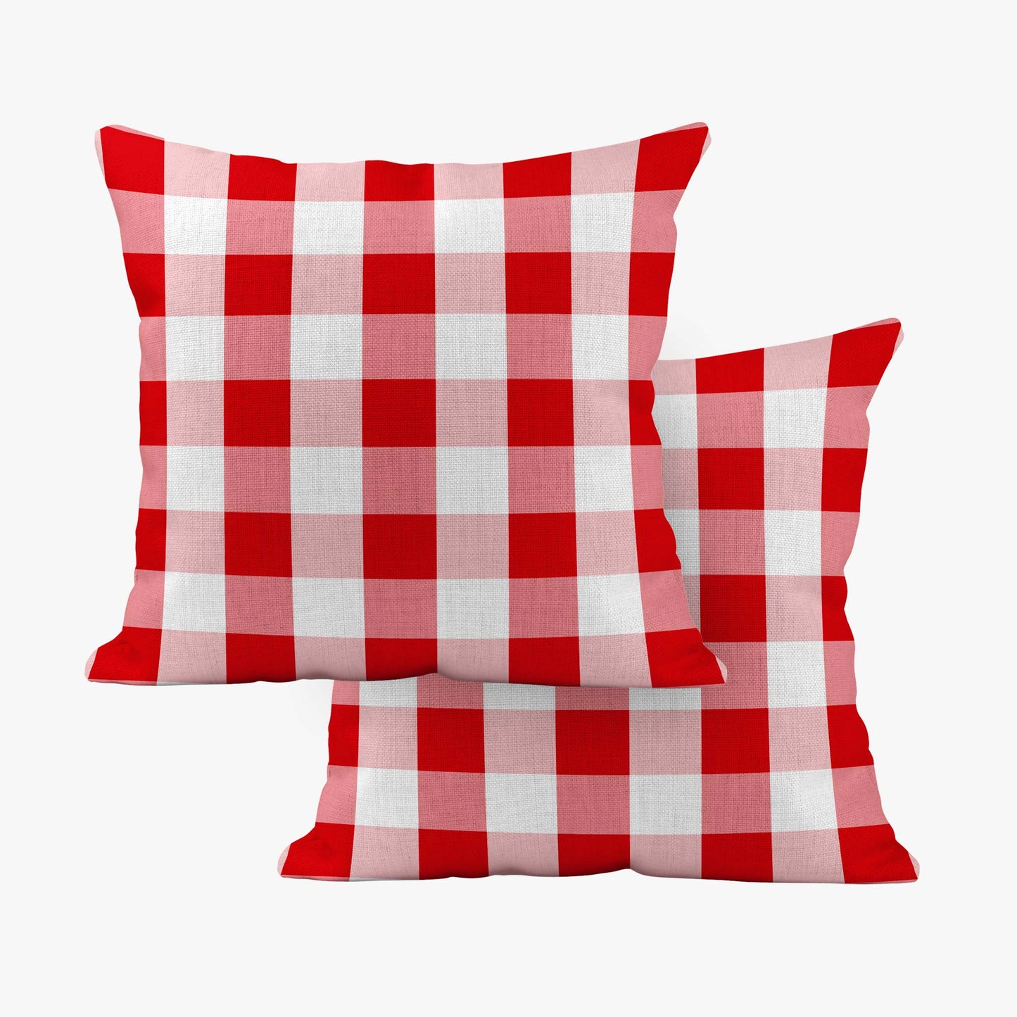 NAUTICAL LARGE CHECK GINGHAM SCATTER CUSHION
