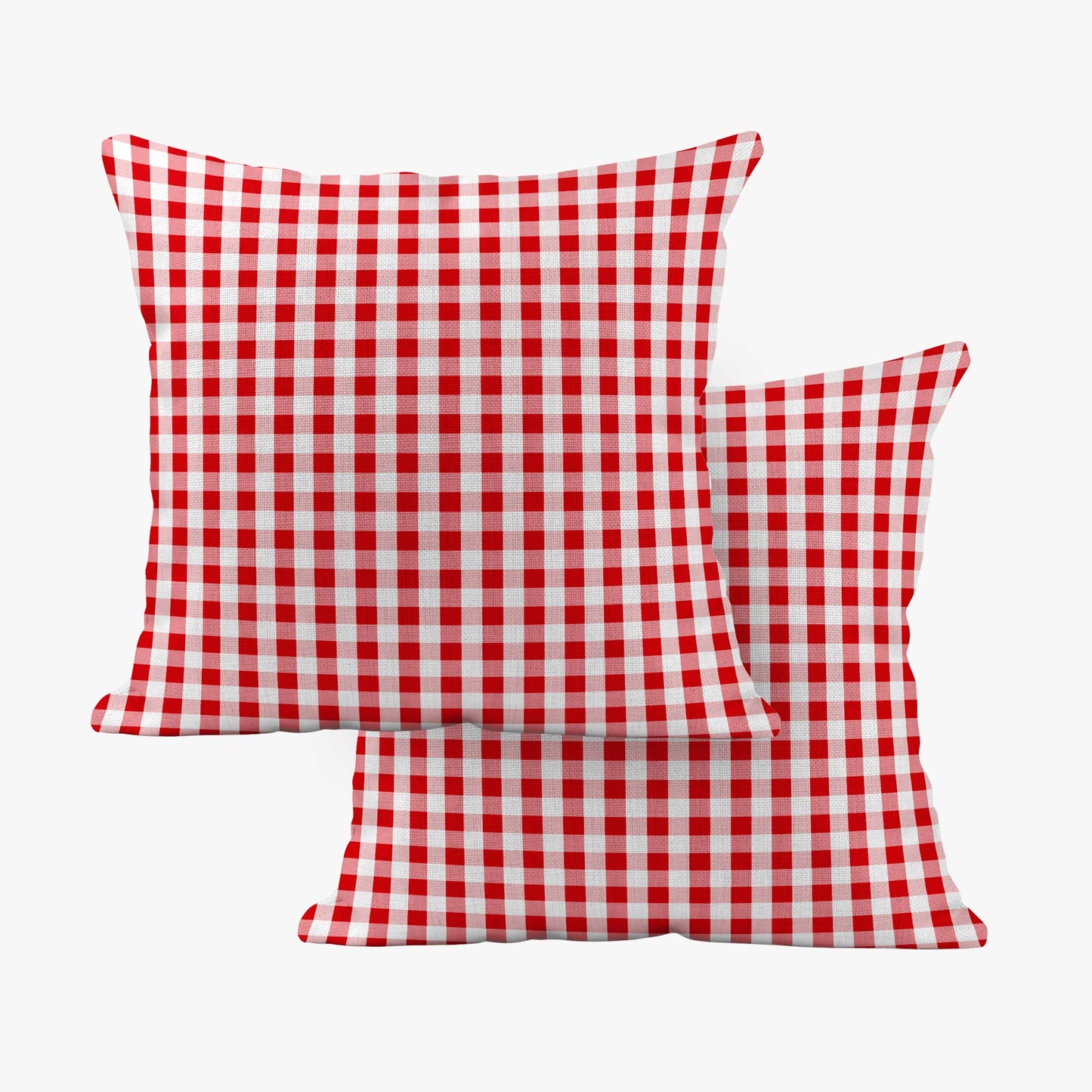 NAUTICAL SMALL CHECK GINGHAM SCATTER CUSHION