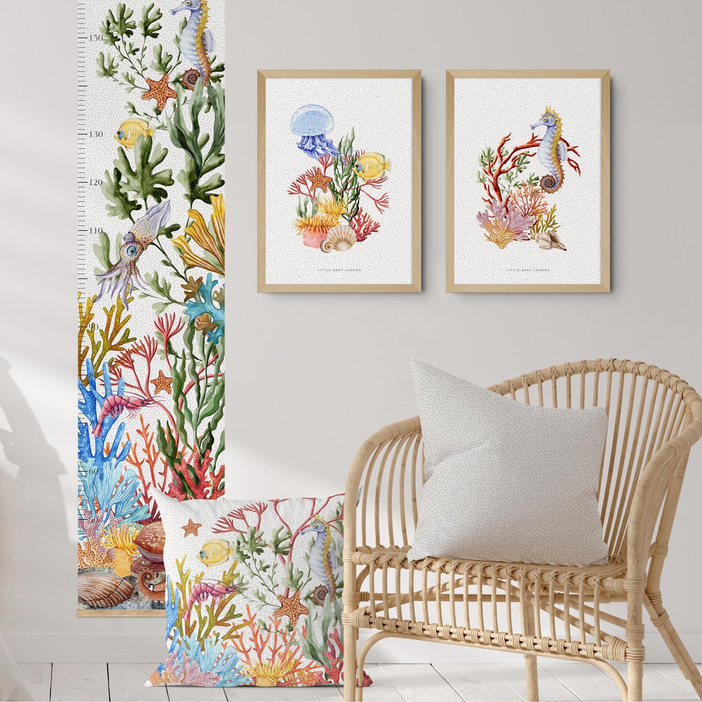 Coral Scatter Cushion