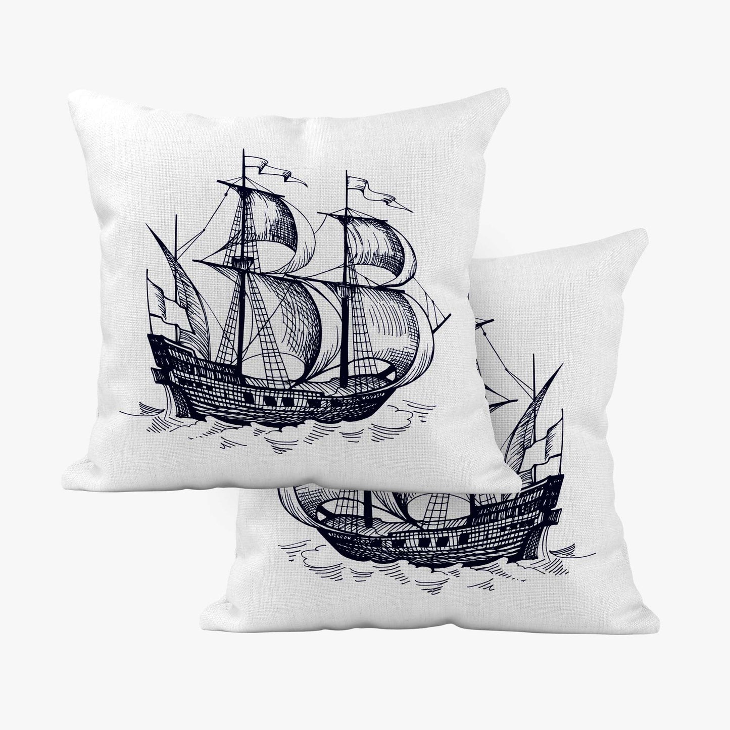 NAUTICAL SHIP 1 SCATTER CUSHION
