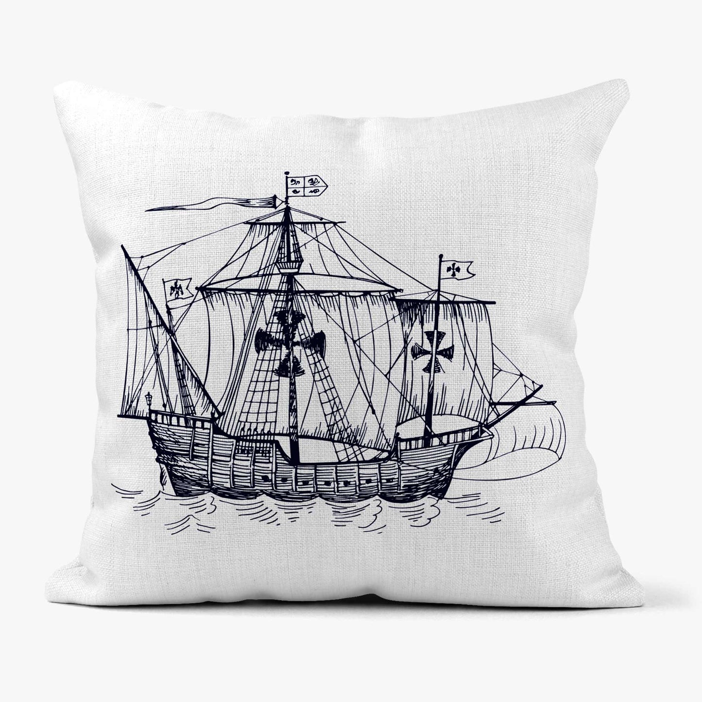 NAUTICAL SHIP 2 SCATTER CUSHION