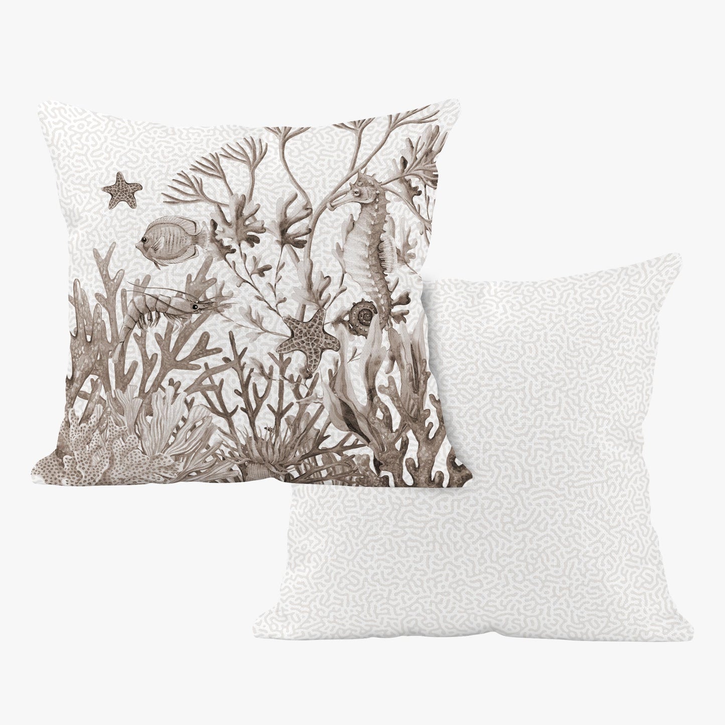 NEUTRAL CORAL SCATTER CUSHION