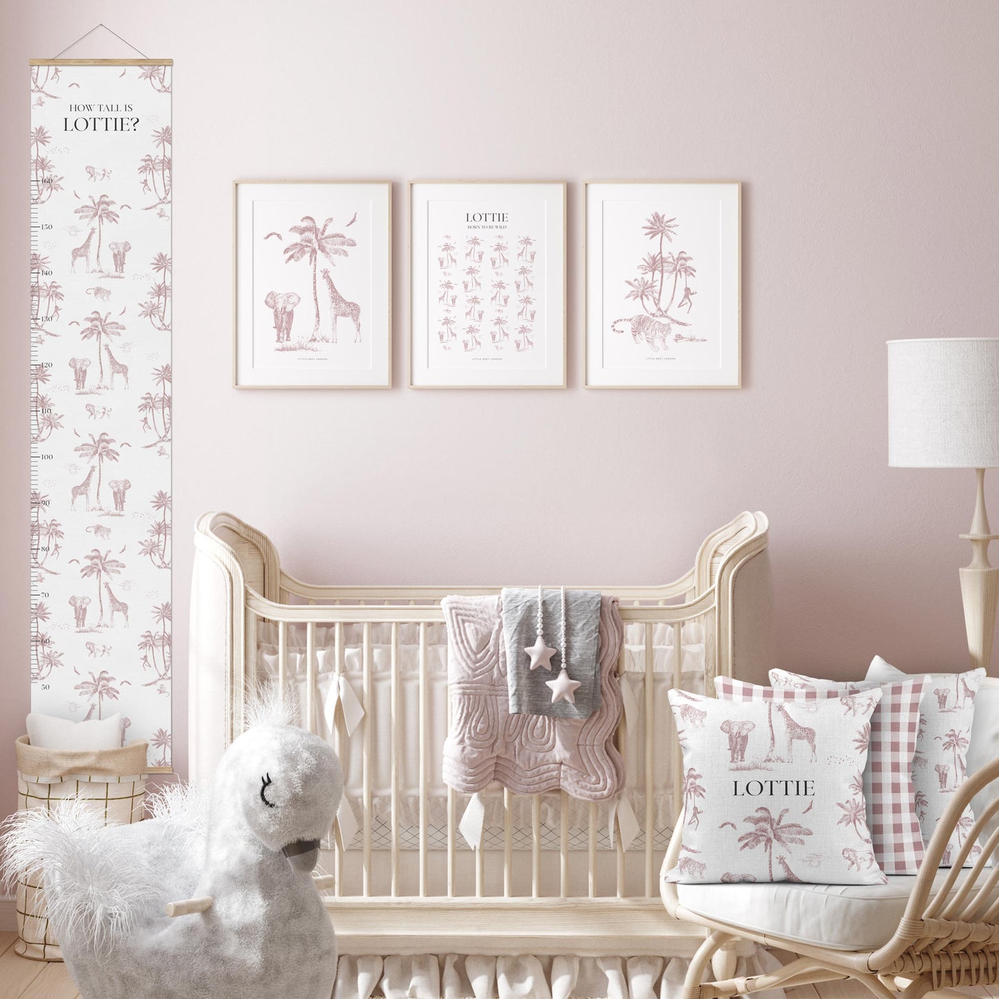 SAFARI TOILE DE JOUY PERSONALISED SCATTER CUSHION