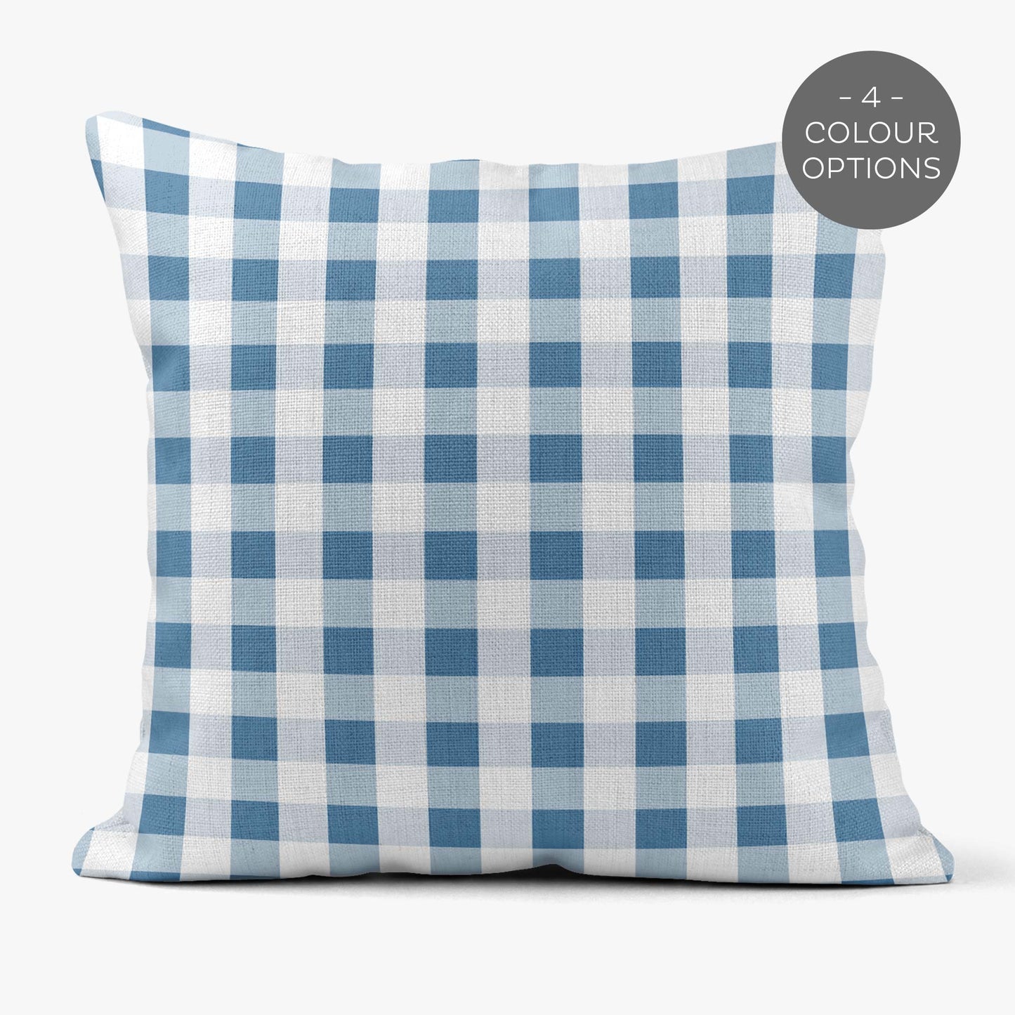 SAFARI TOILE DE JOUY MEDIUM CHECK GINGHAM SCATTER CUSHION