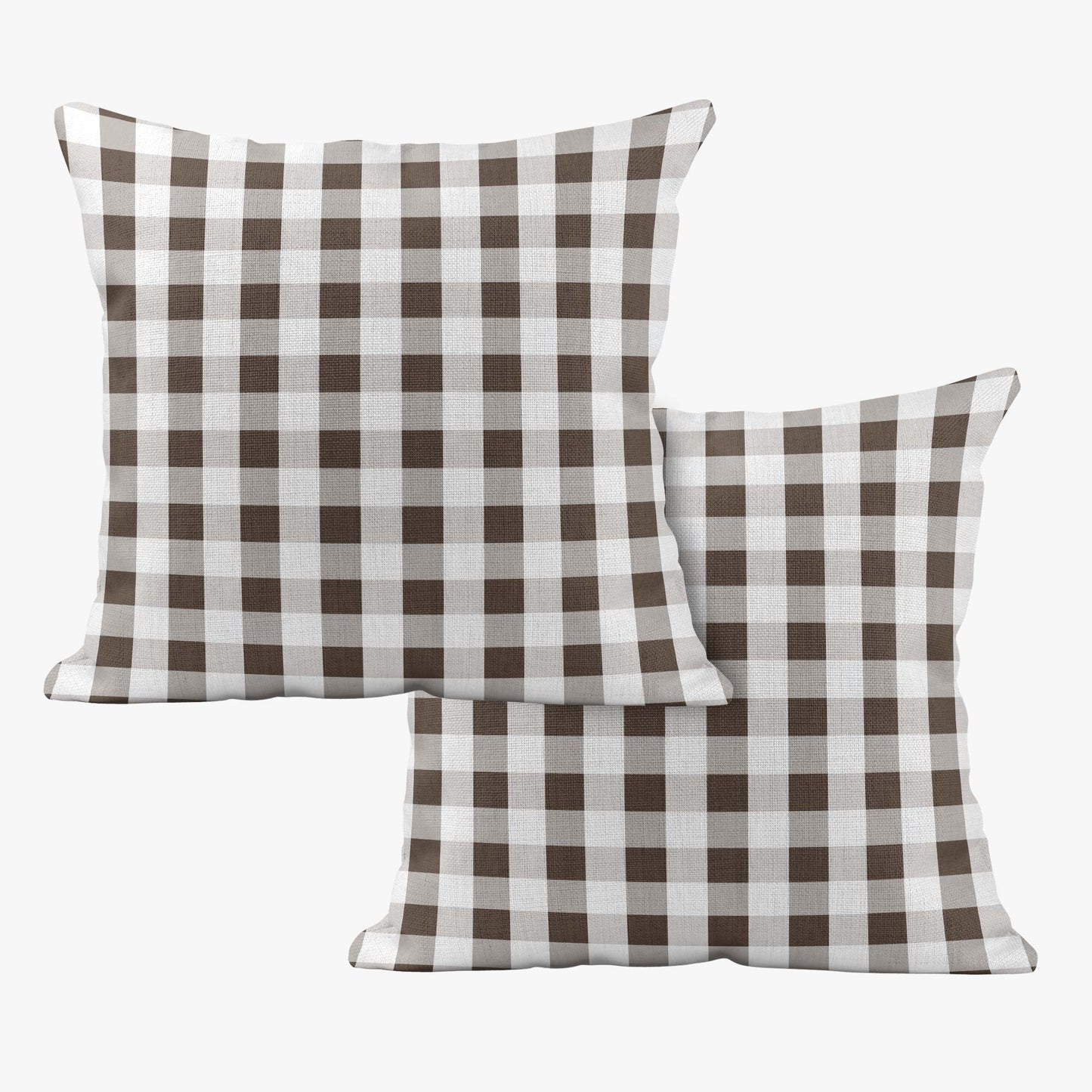 SAFARI TOILE DE JOUY MEDIUM CHECK GINGHAM SCATTER CUSHION