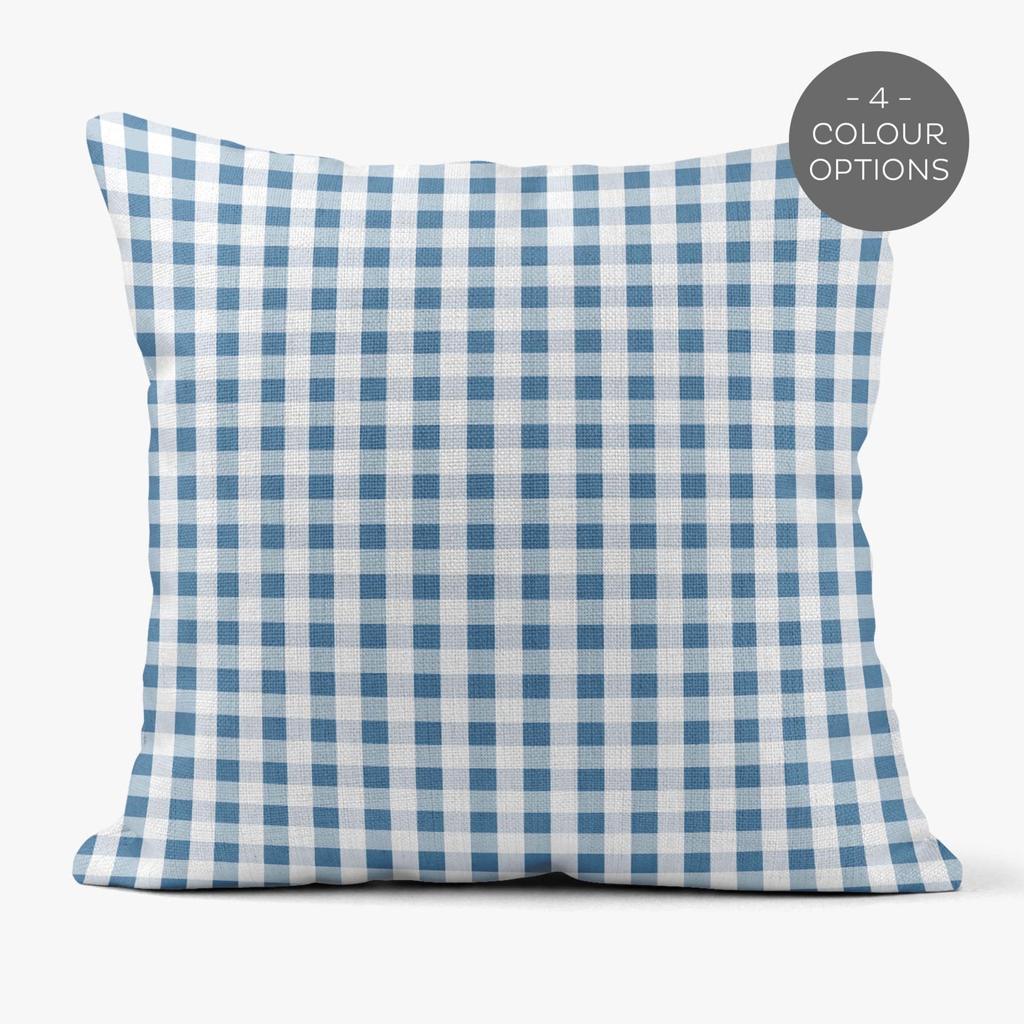 SAFARI TOILE DE JOUY SMALL CHECK GINGHAM SCATTER CUSHION