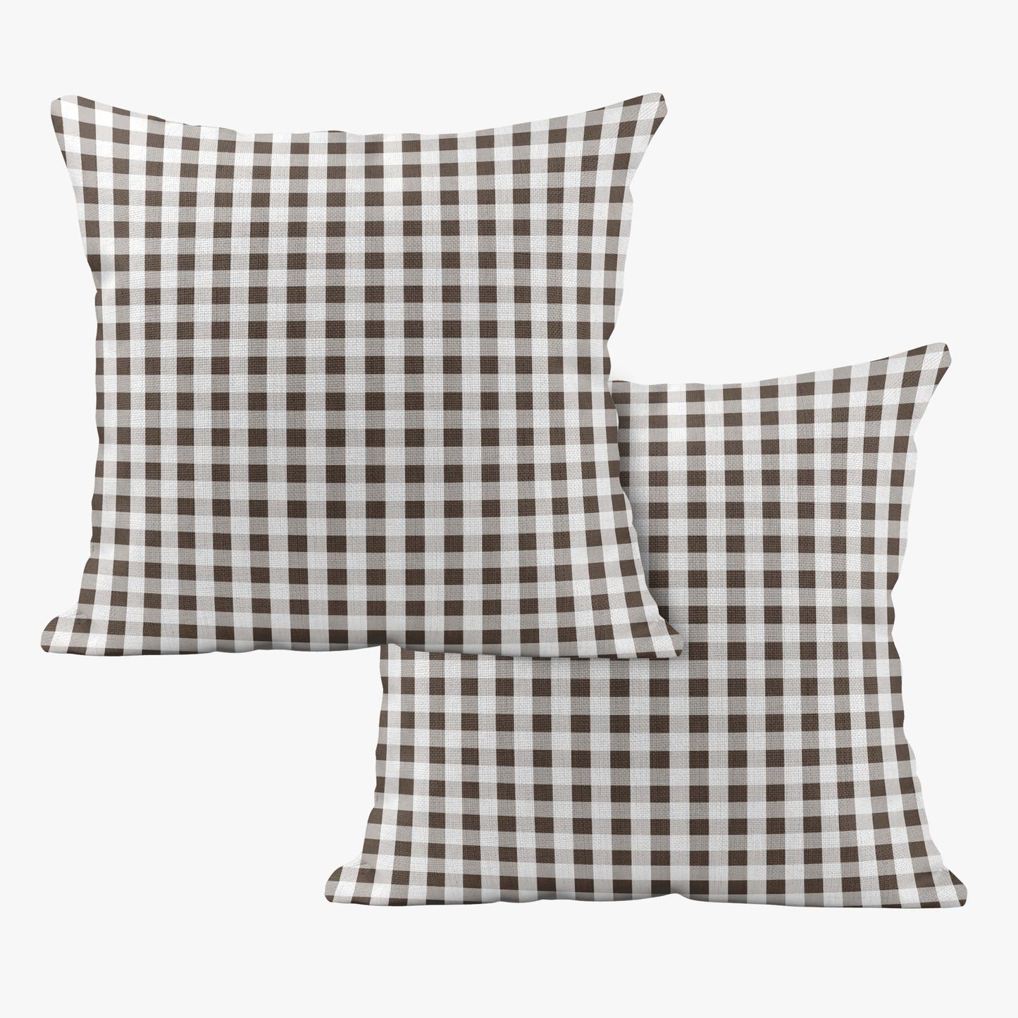 SAFARI TOILE DE JOUY SMALL CHECK GINGHAM SCATTER CUSHION