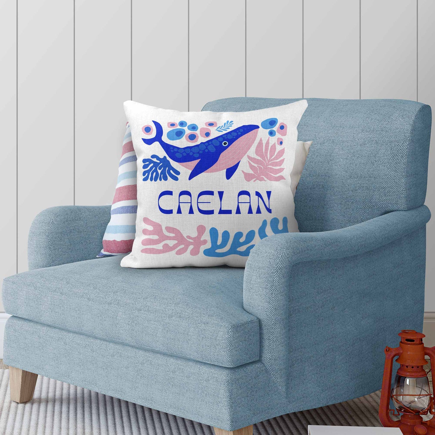 SEA WORLD PERSONALISED SCATTER CUSHION