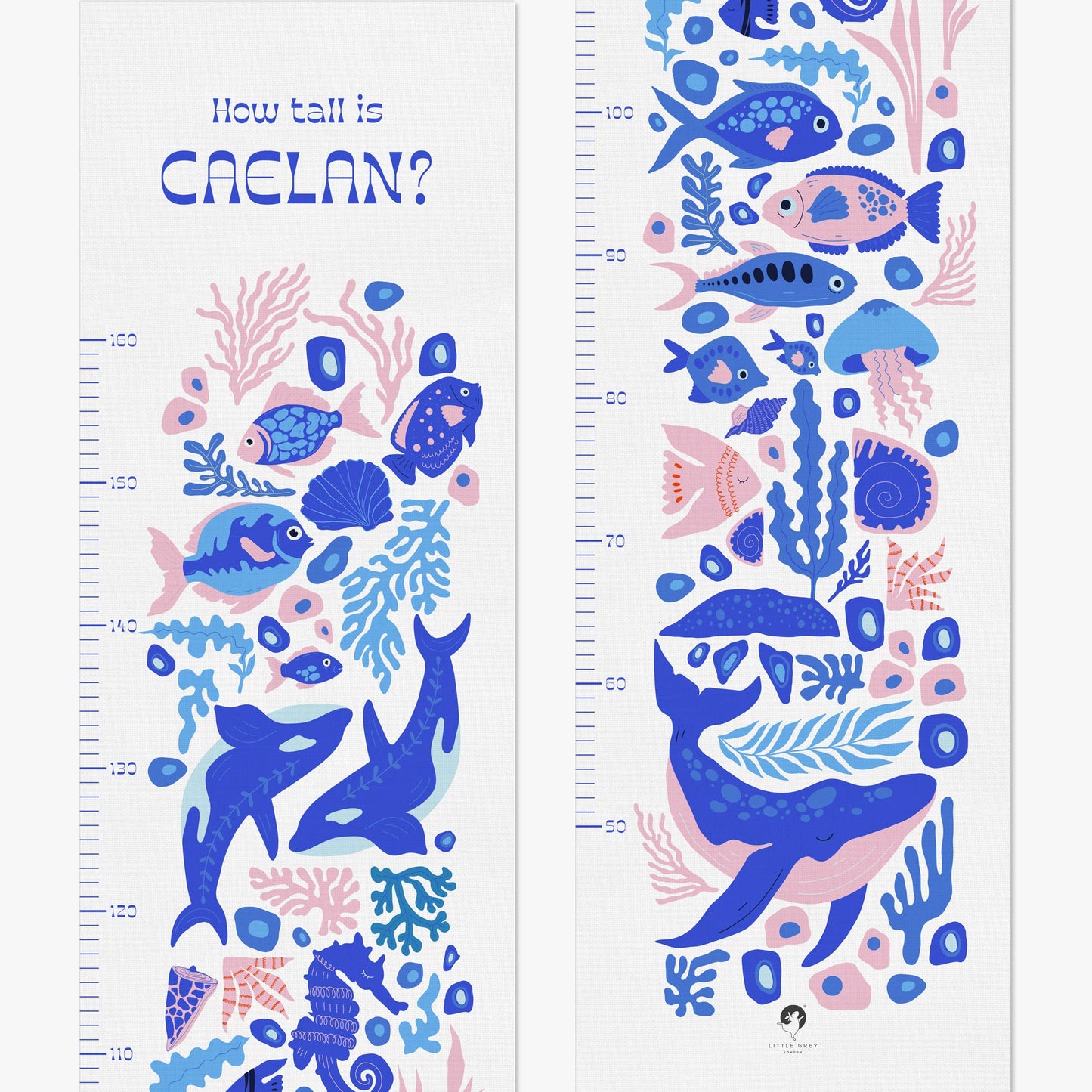 SEA WORLD PERSONALISED HEIGHT CHART
