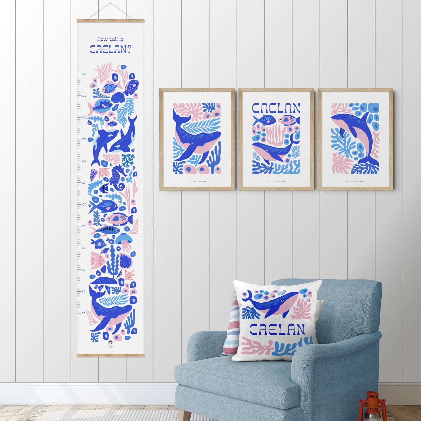 SEA WORLD PERSONALISED HEIGHT CHART