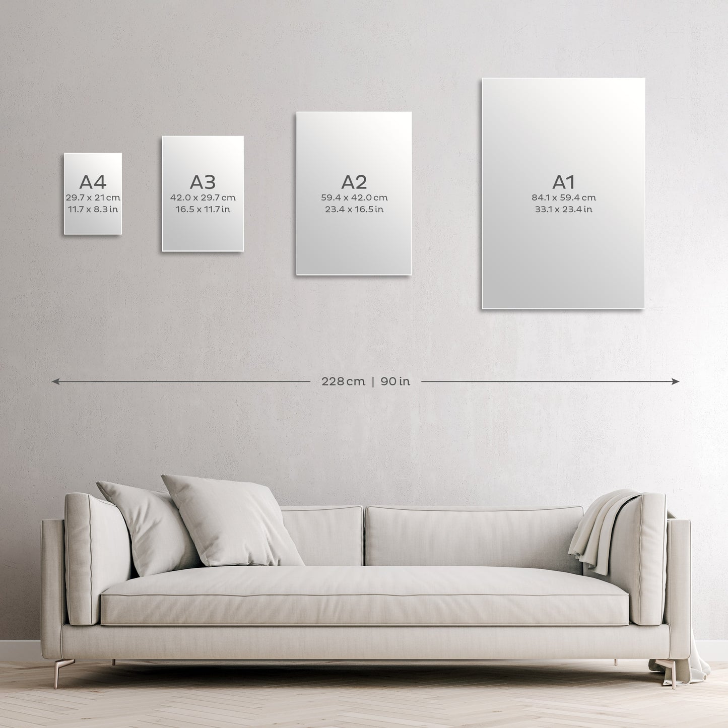 BABY SAFARI ANIMAL PERSONALISED BIRTH PRINT