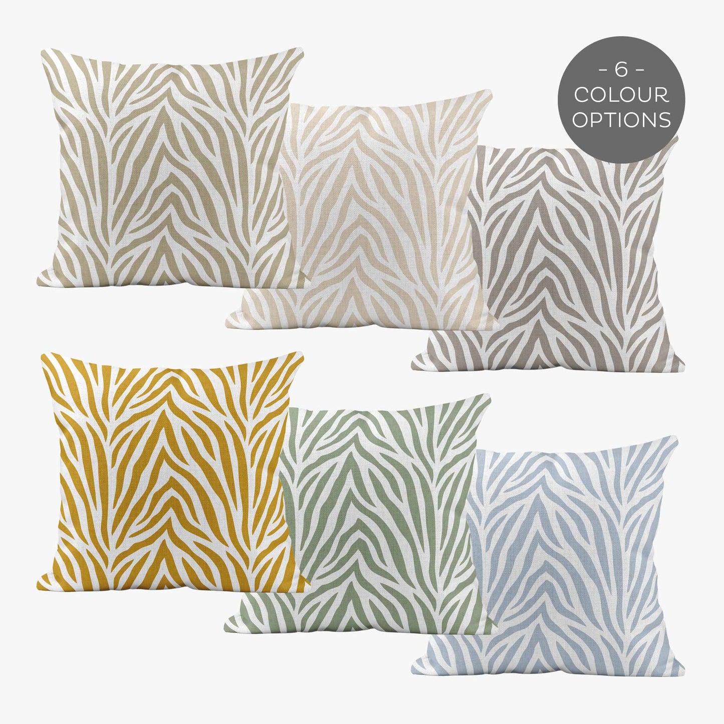 AFRICAN ANIMALS ZEBRA SCATTER CUSHION