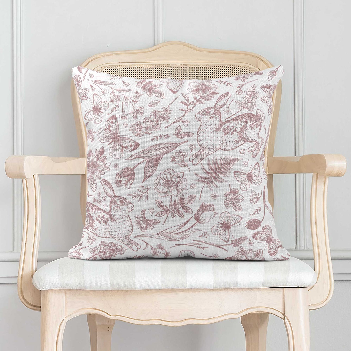 BUNNIES & BUTTERFLIES SCATTER CUSHION