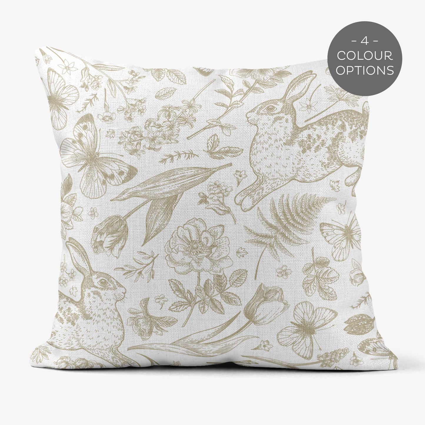 BUNNIES & BUTTERFLIES SCATTER CUSHION