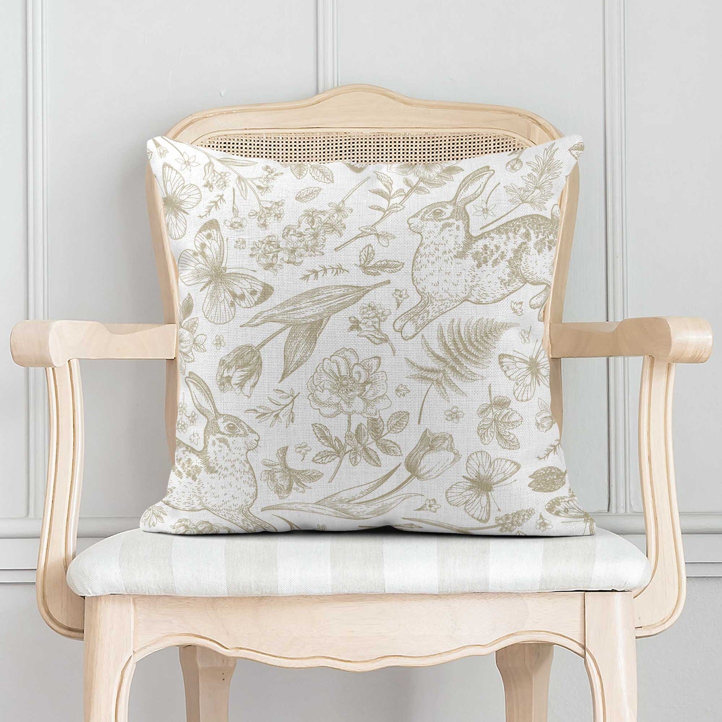 BUNNIES & BUTTERFLIES SCATTER CUSHION