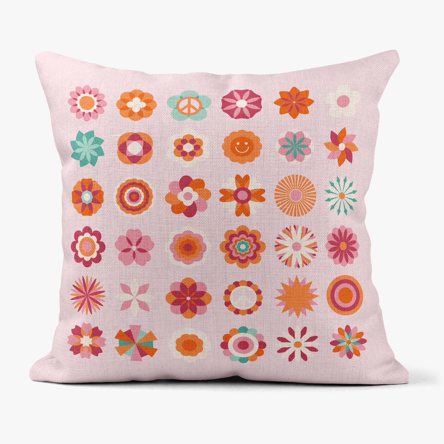 FLOWER POWER PERSONALISED SCATTER CUSHION