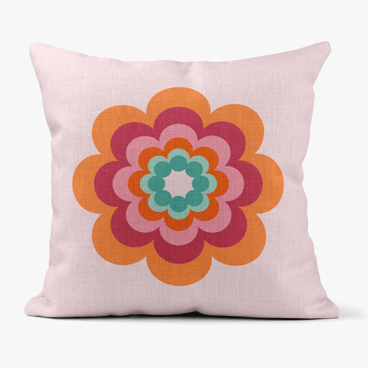 FLOWER POWER COORDINATING FLOWER SCATTER CUSHION