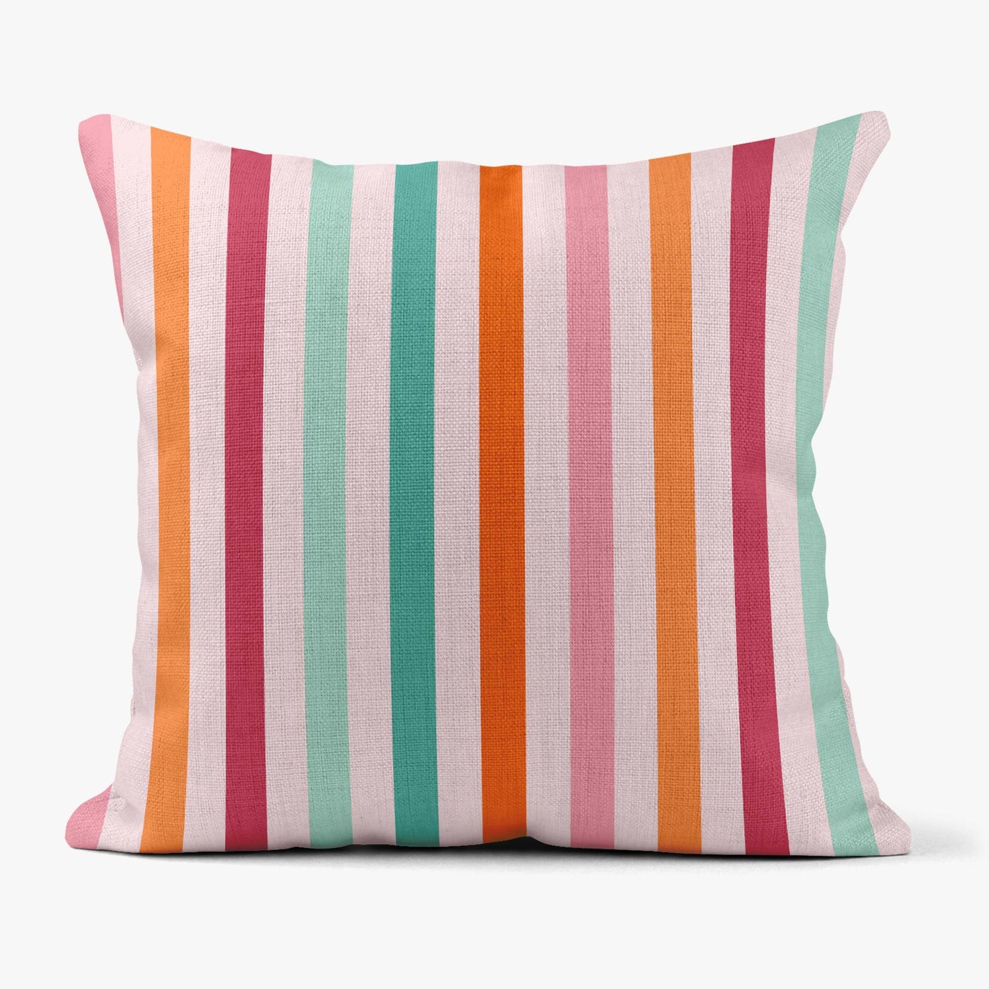 FLOWER POWER COORDINATING STRIPE SCATTER CUSHION