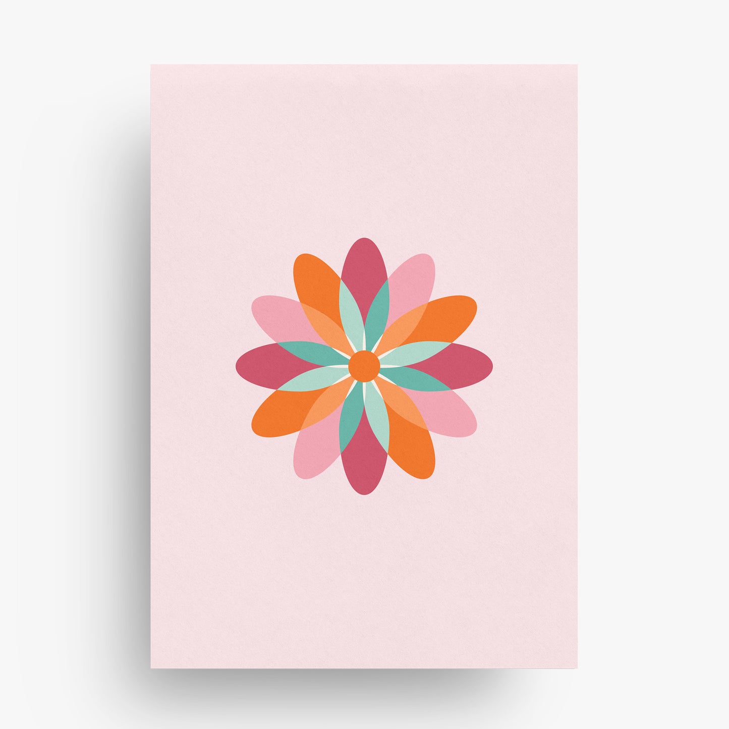 FLOWER POWER SET OF FOUR ART PRINTS