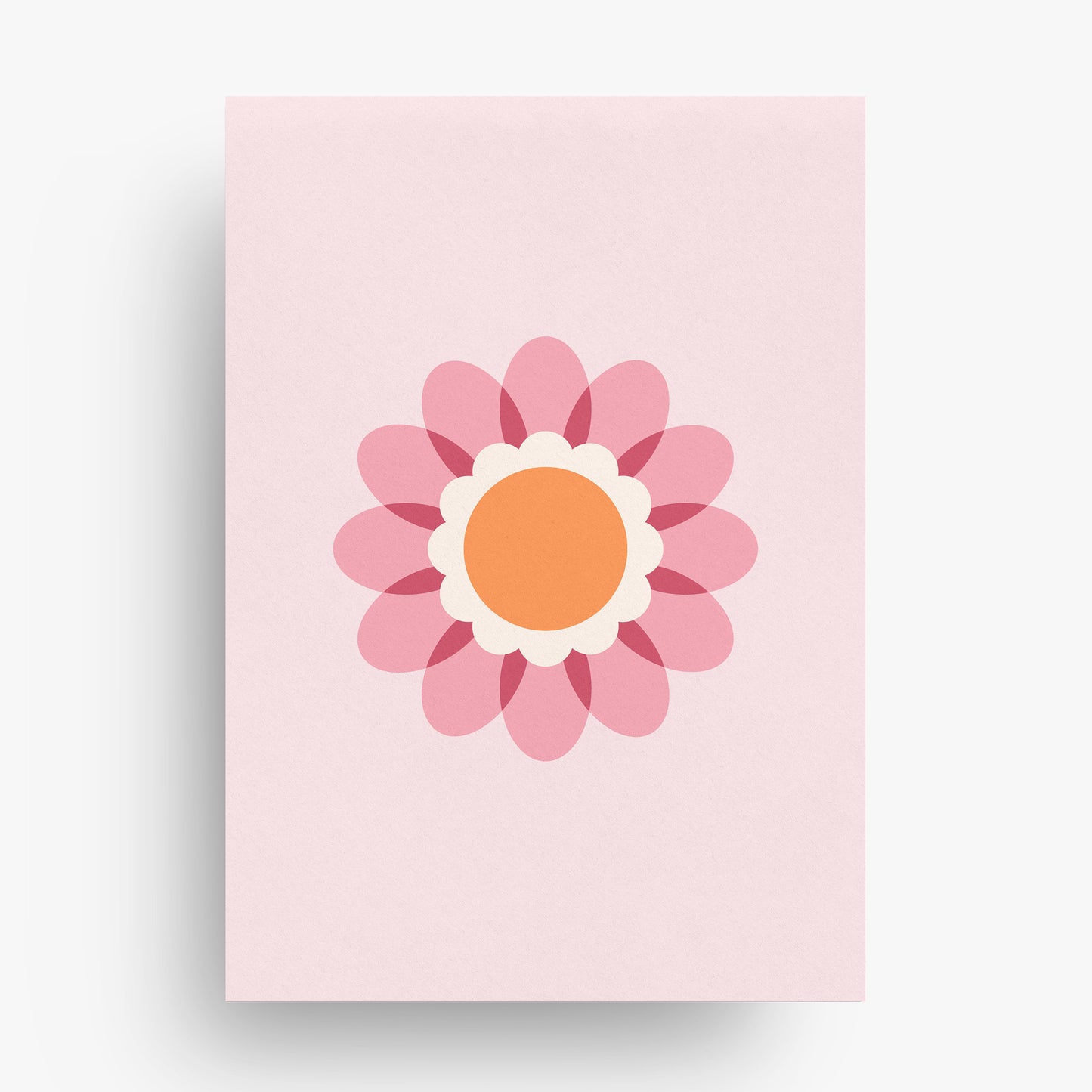 FLOWER POWER SET OF FOUR ART PRINTS