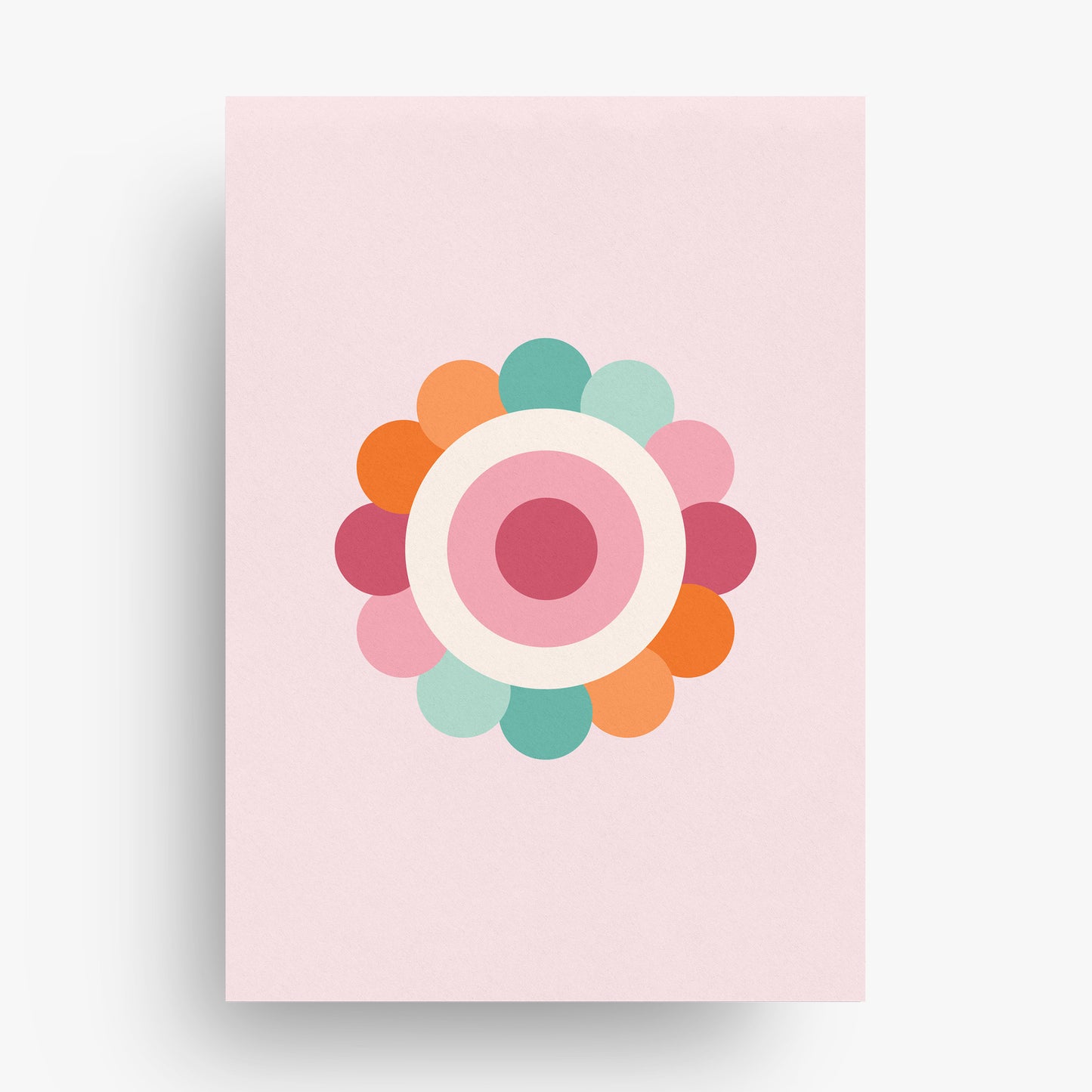 FLOWER POWER SET OF FOUR ART PRINTS