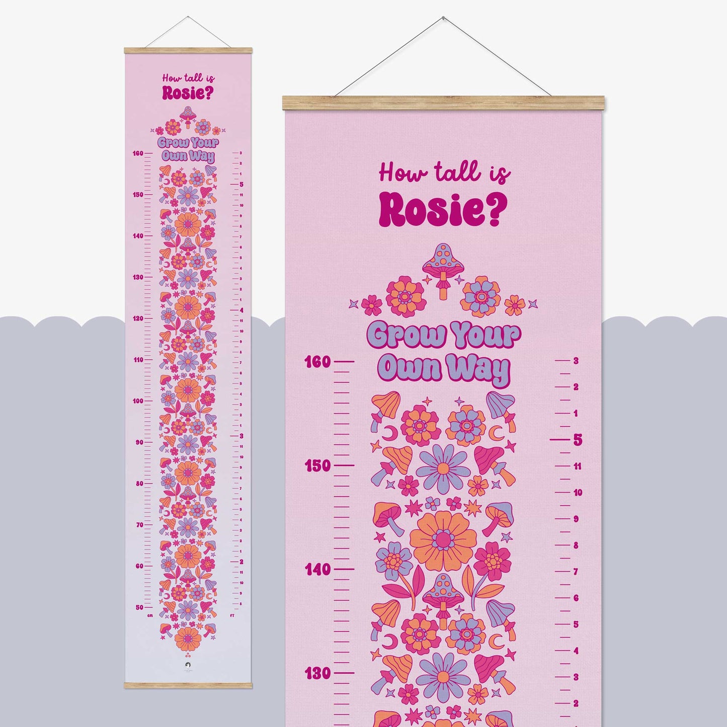 Groovy Girl Personalised Height Chart