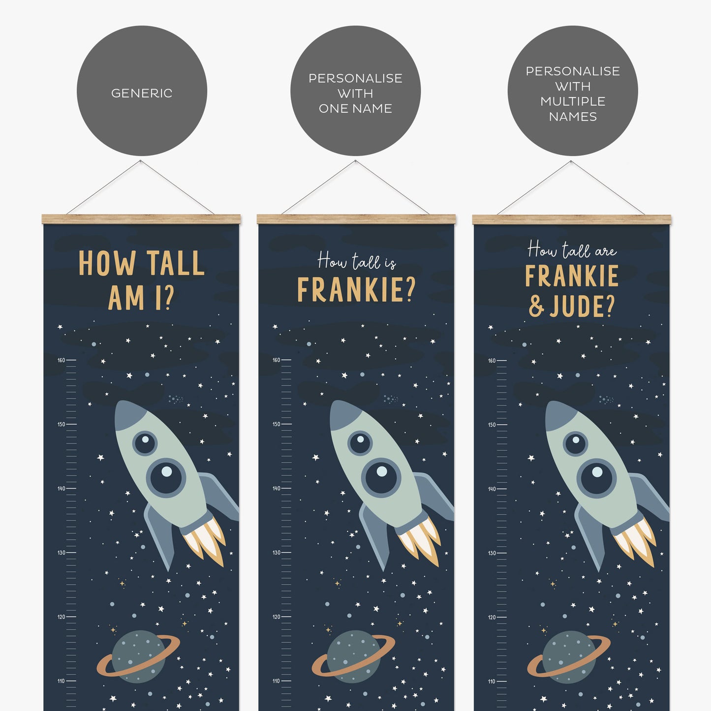 OUTER SPACE HEIGHT CHART