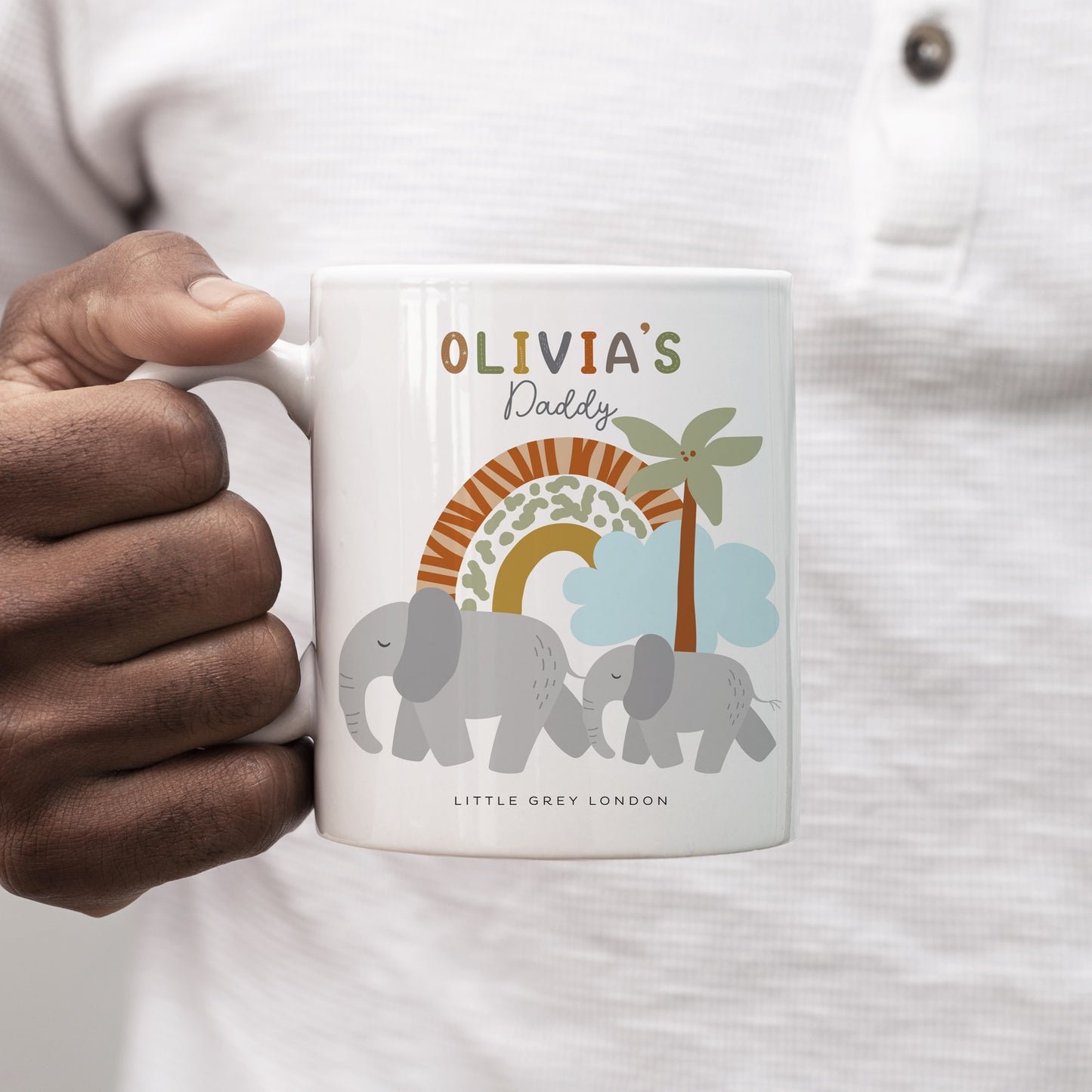 PERSONALISED BABY SAFARI MUGS