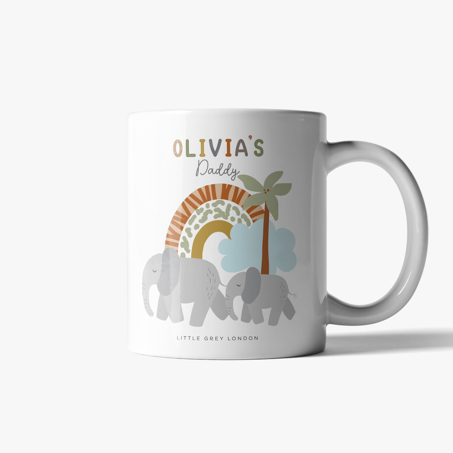 PERSONALISED BABY SAFARI MUGS