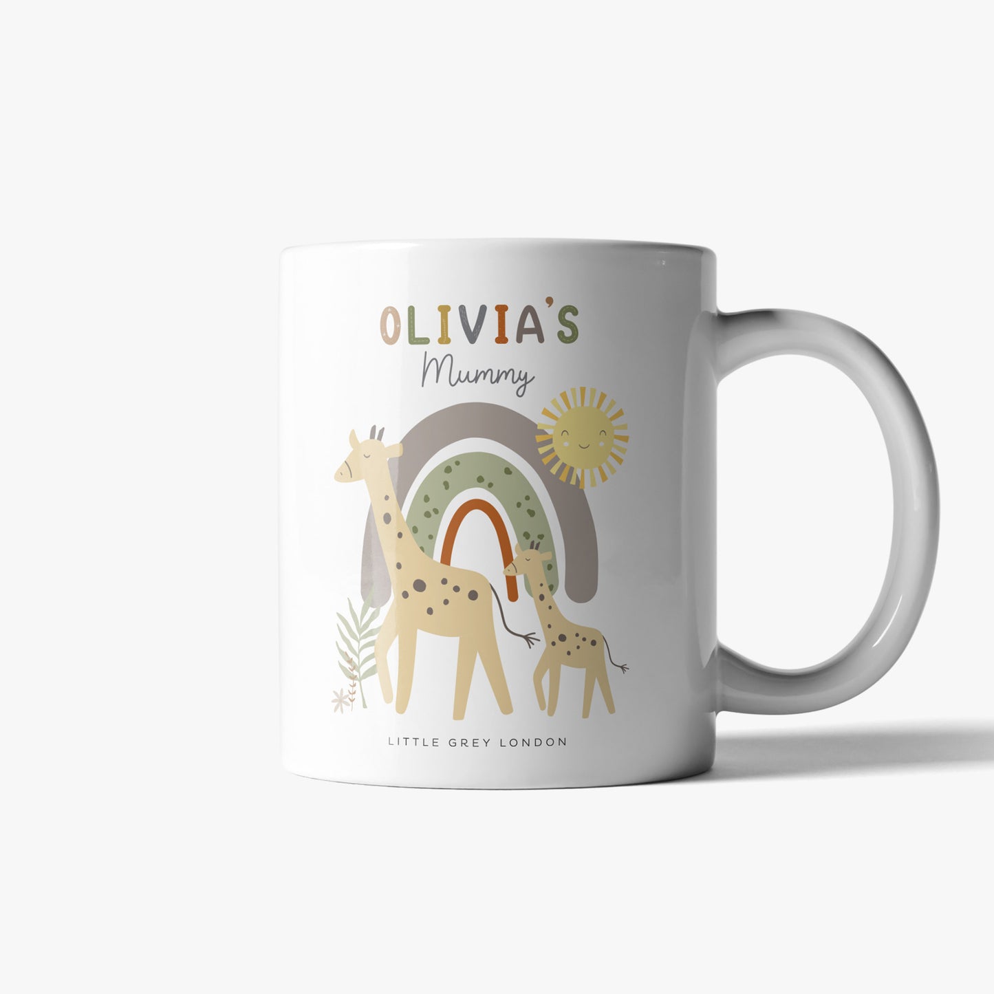 PERSONALISED BABY SAFARI MUGS