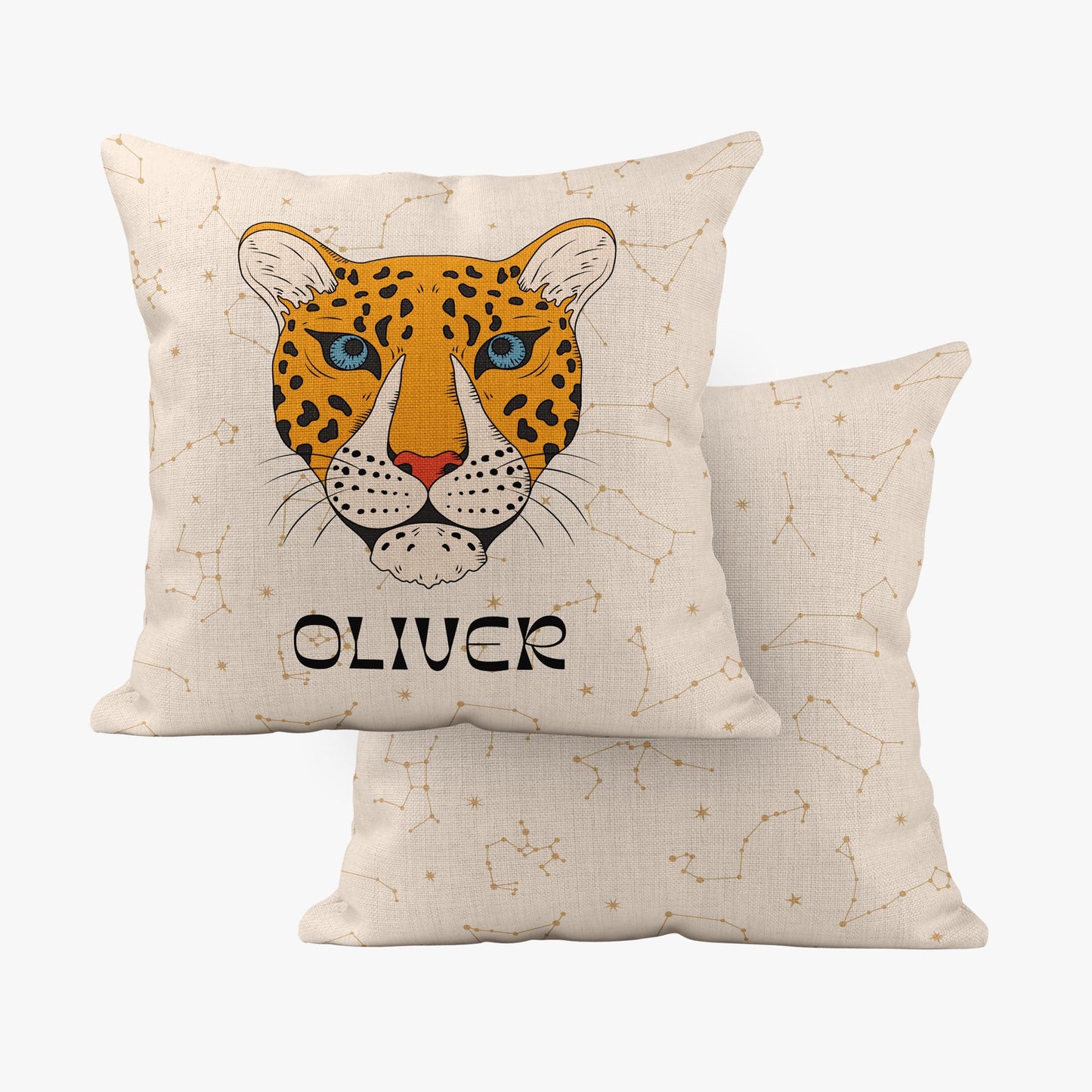 MYSTICAL LEOPARD PERSONALISED SCATTER CUSHION