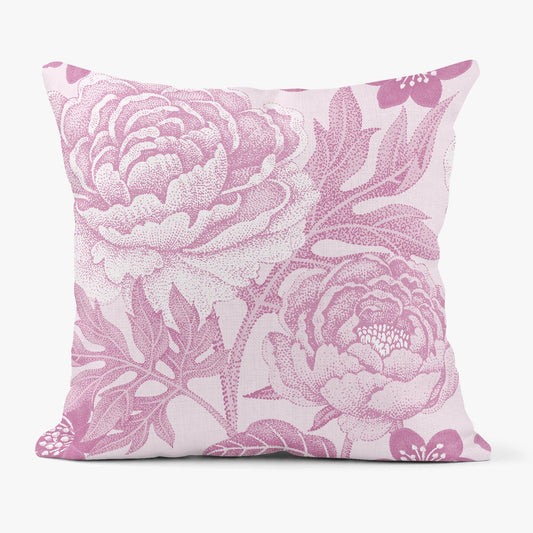 PINK PEONIES SCATTER CUSHION